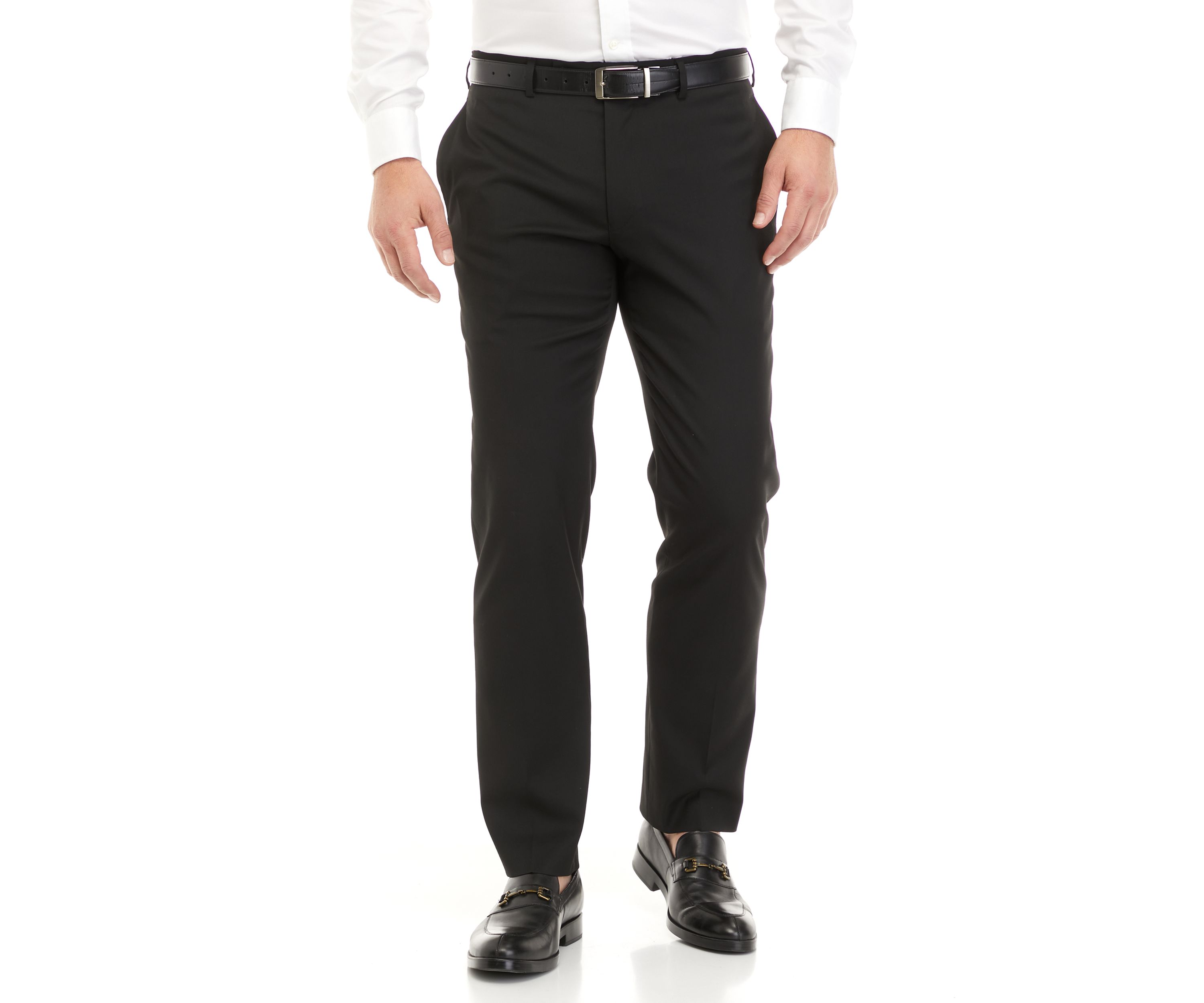 Mens Flat Front Side Seam Pants