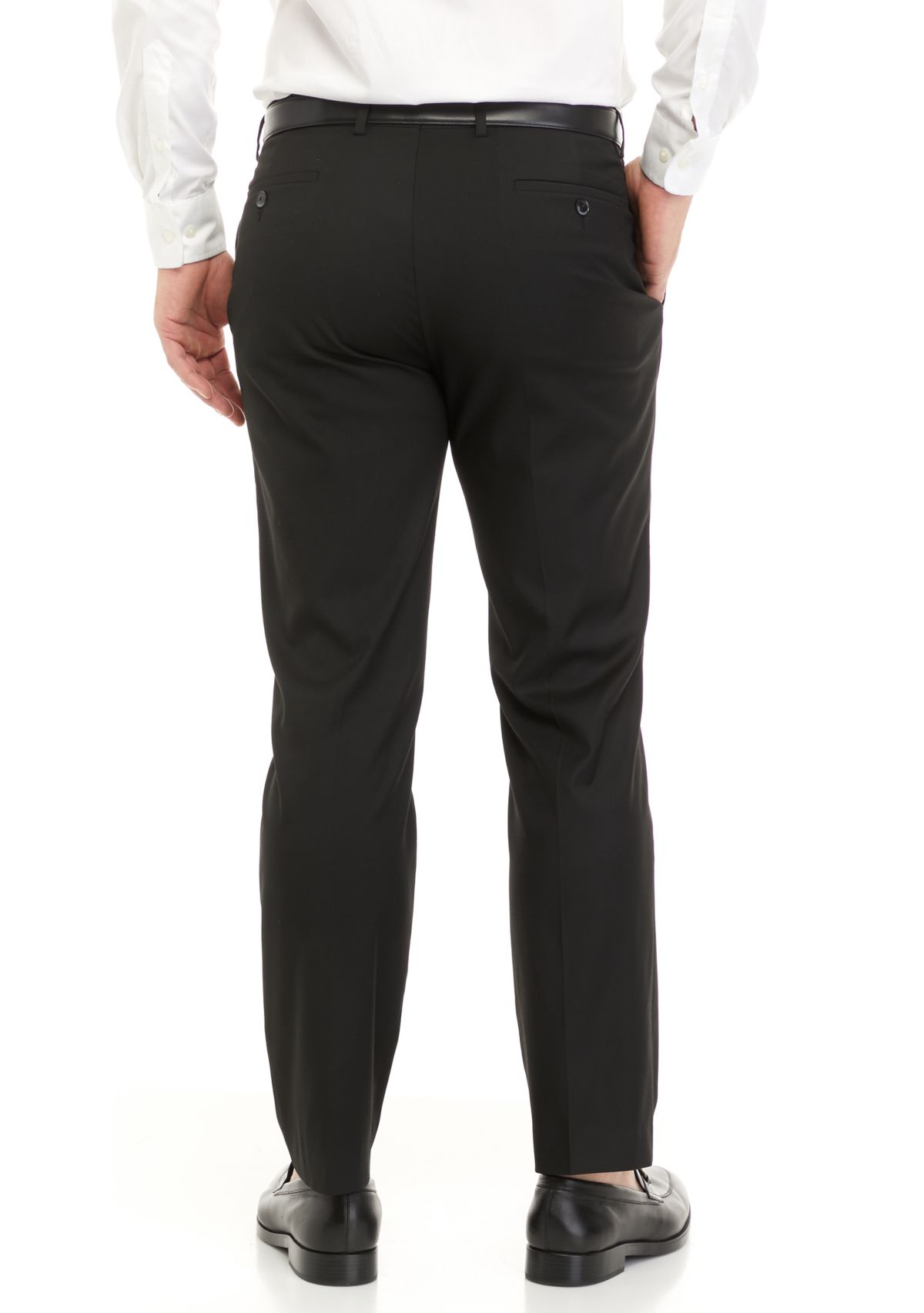 Mens Flat Front Side Seam Pants