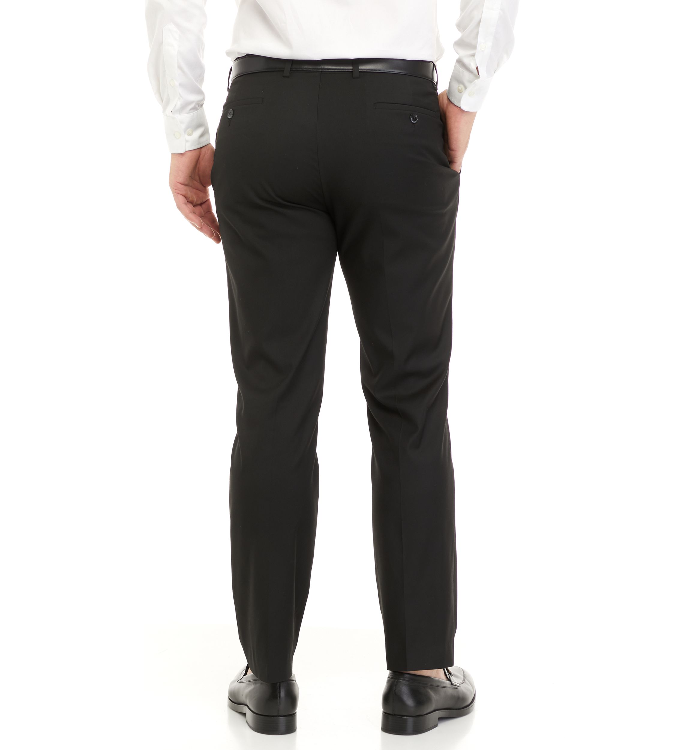 Mens Flat Front Side Seam Pants