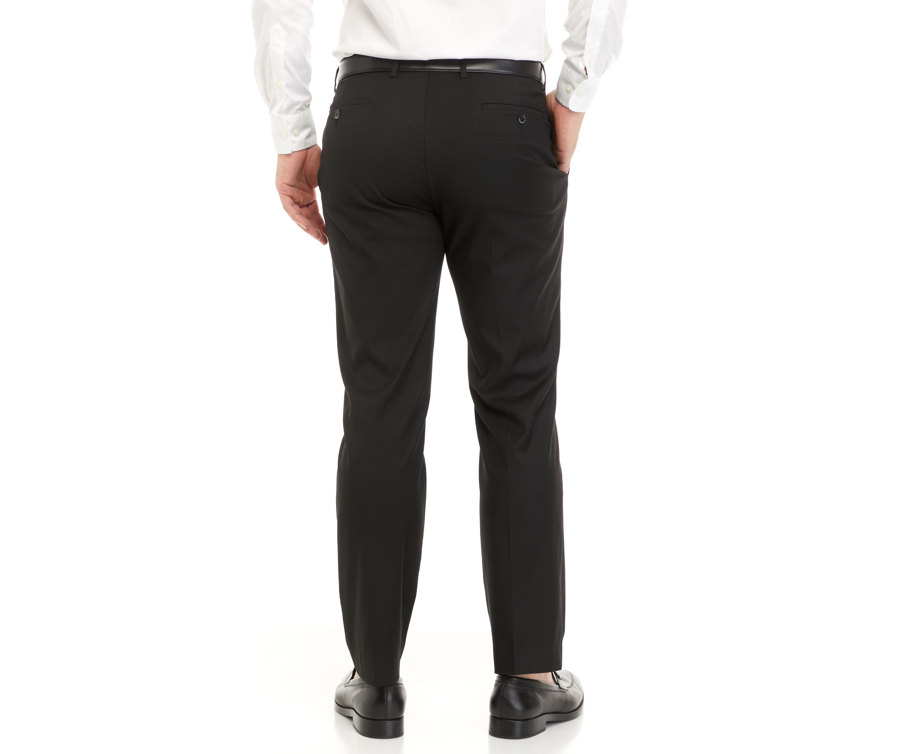 Mens Flat Front Side Seam Pants