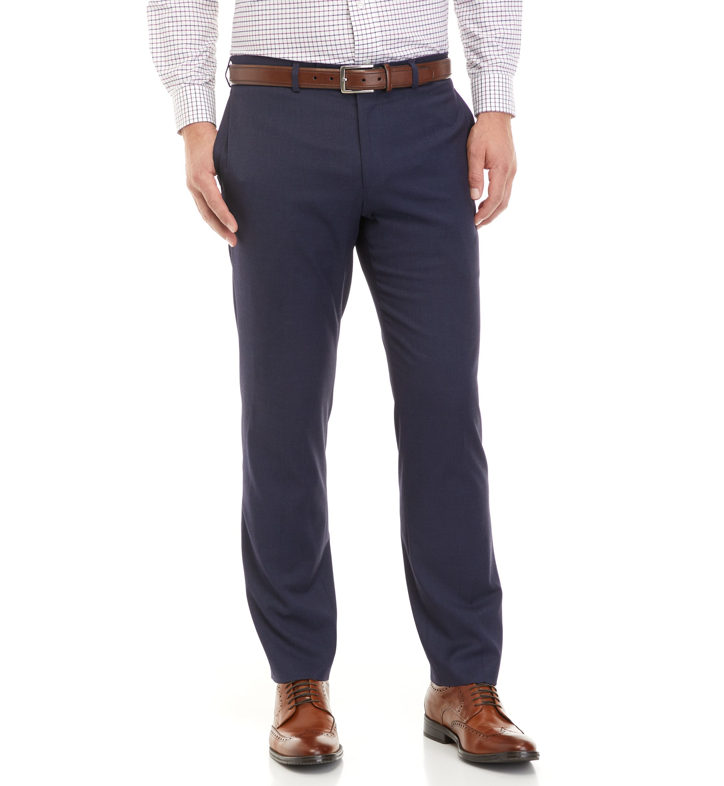 Mens Flat Front Side Seam Pants 