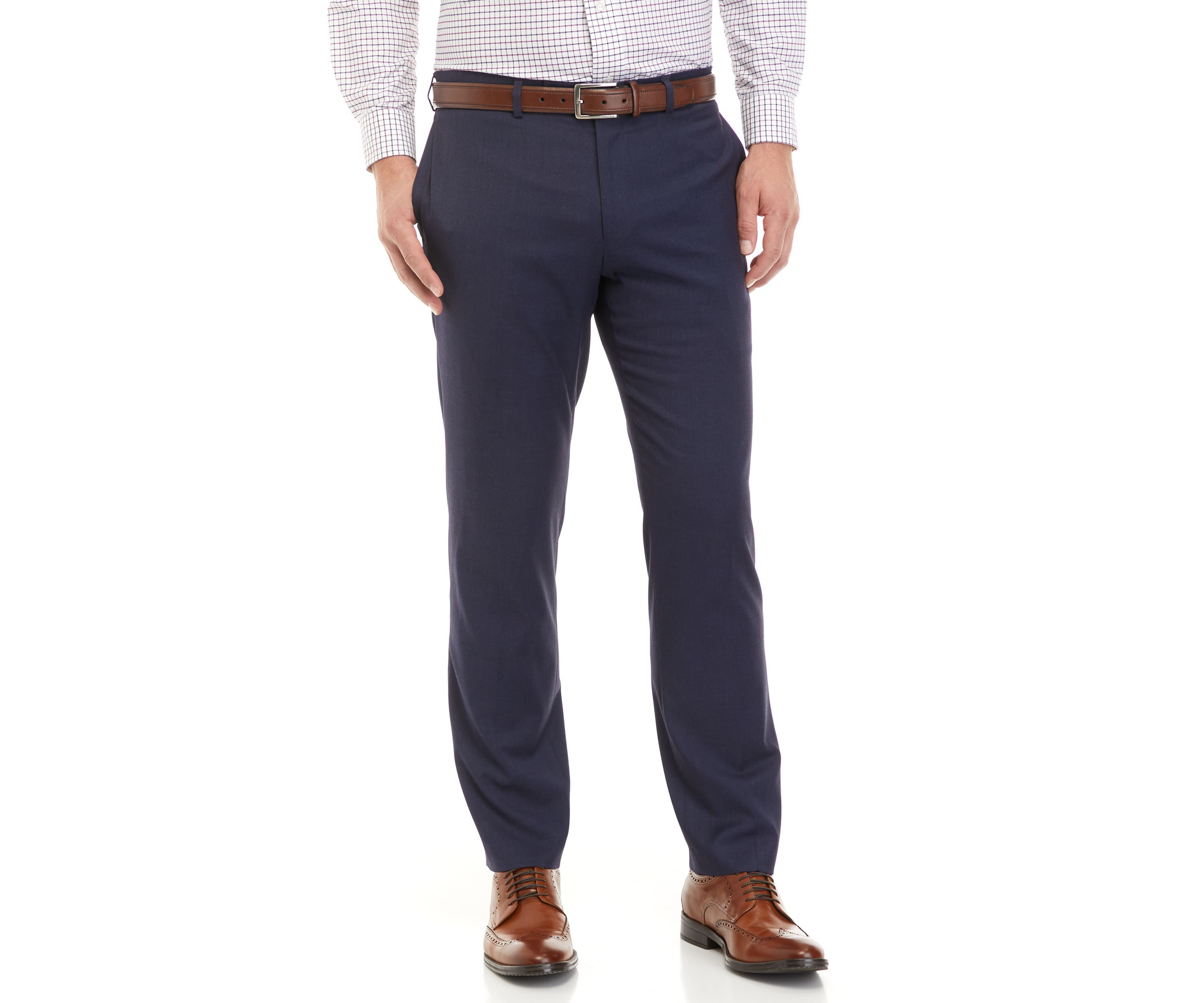 Mens Flat Front Side Seam Pants 