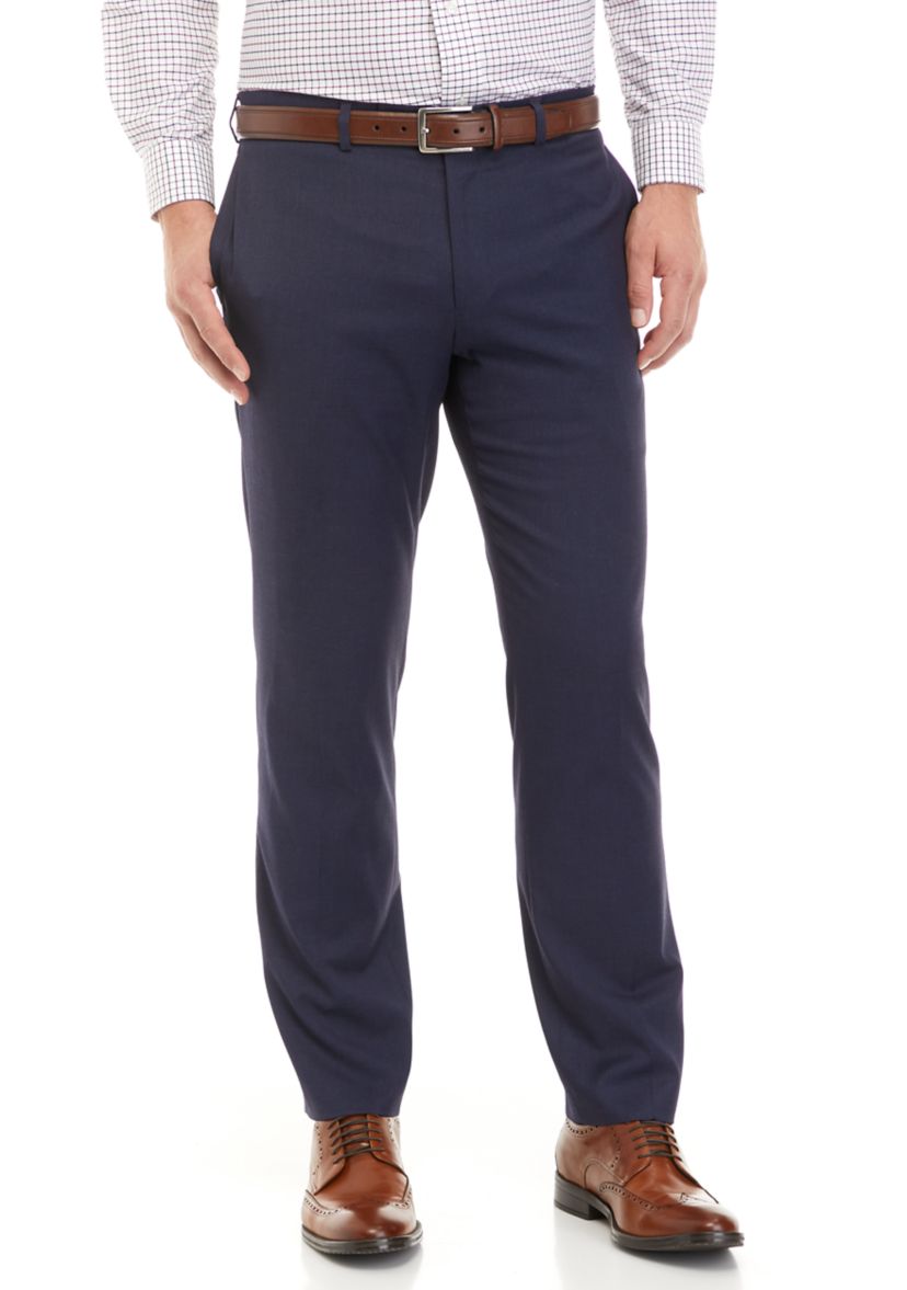 Mens Flat Front Side Seam Pants 