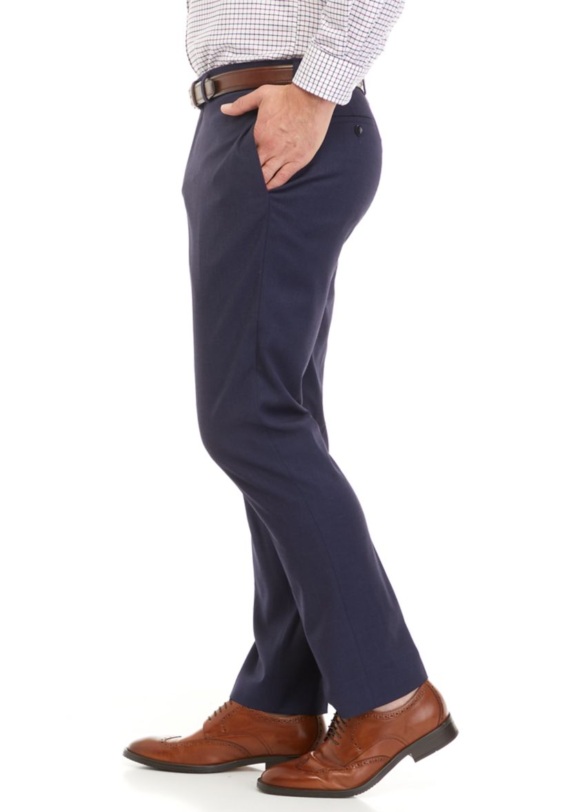 Mens Flat Front Side Seam Pants 