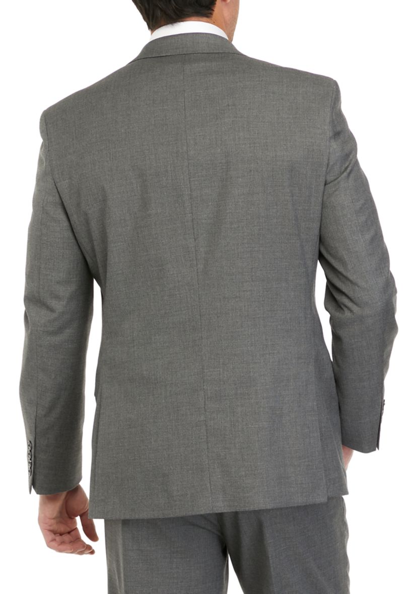 2-Button Notch Lapel Flap Pocket Slim Fit Stretch Suit Separate Jacket 