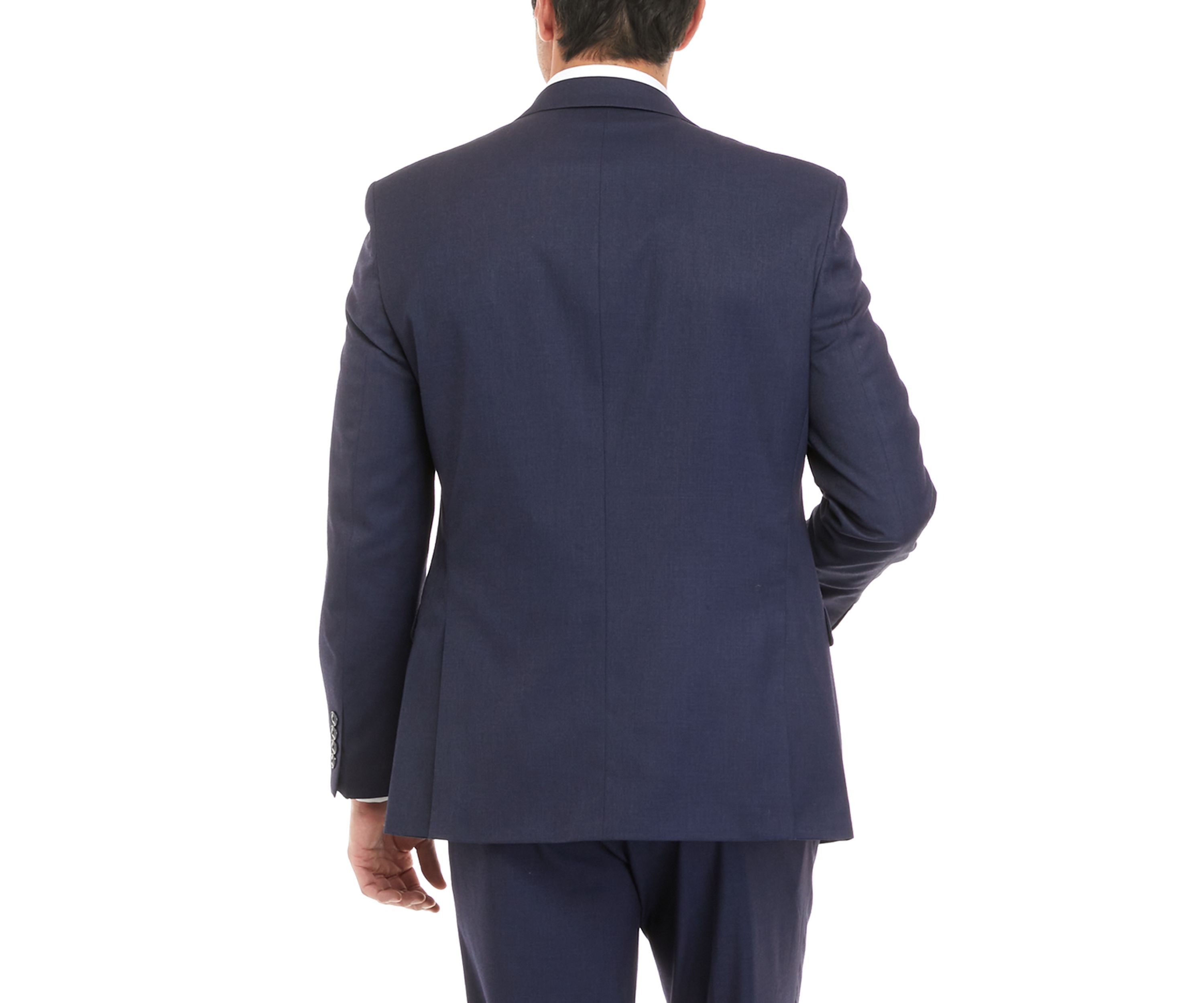  2-Button Notch Lapel Flap Pocket Slim Fit Stretch Suit Separate Jacket 