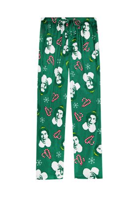 Briefly Stated Men's Elf Christmas Cheer Pajama Pants, Large