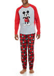  Mickey Mens Family Pajama Set 