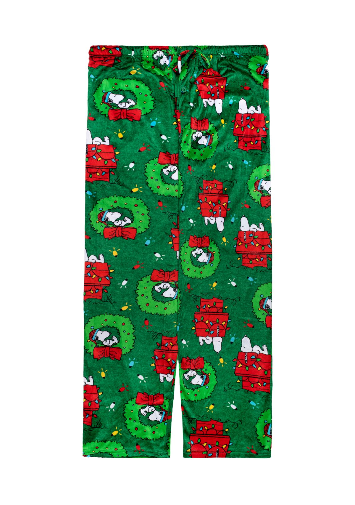 Mens Shiny Snoopy Pajama Pants