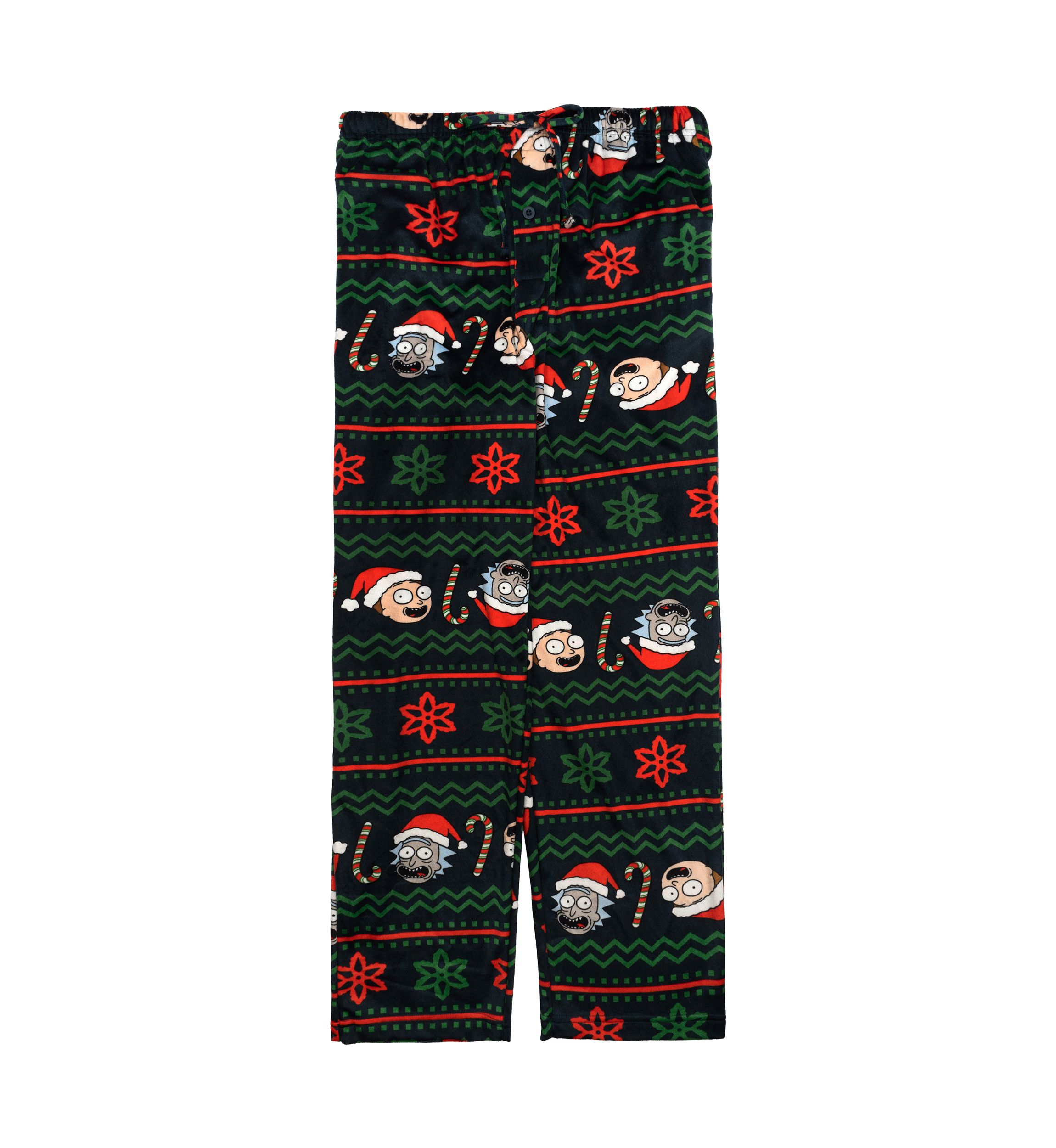 Rick and Morty Fair Isle Printed Pants