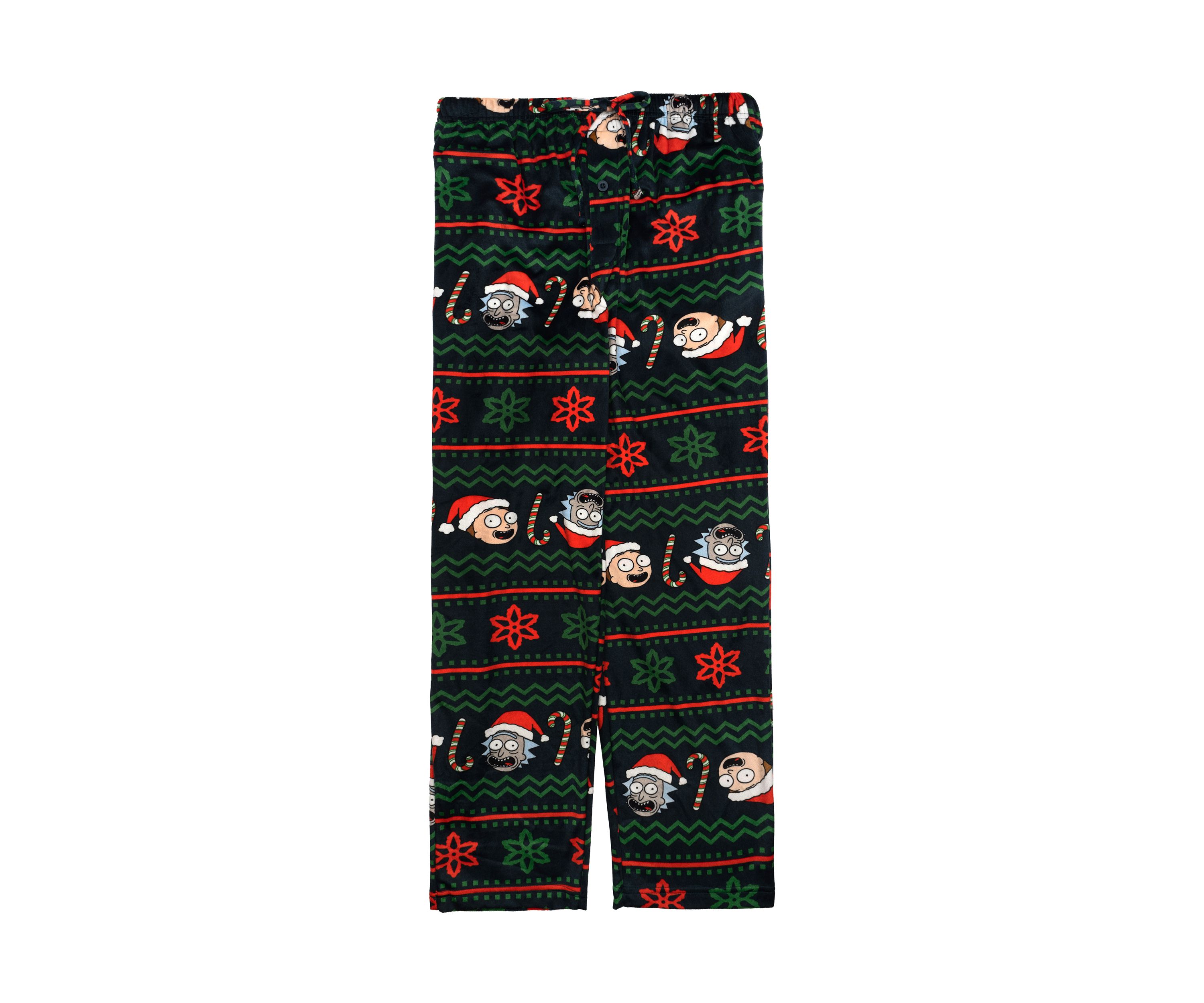 Rick and Morty Fair Isle Printed Pants