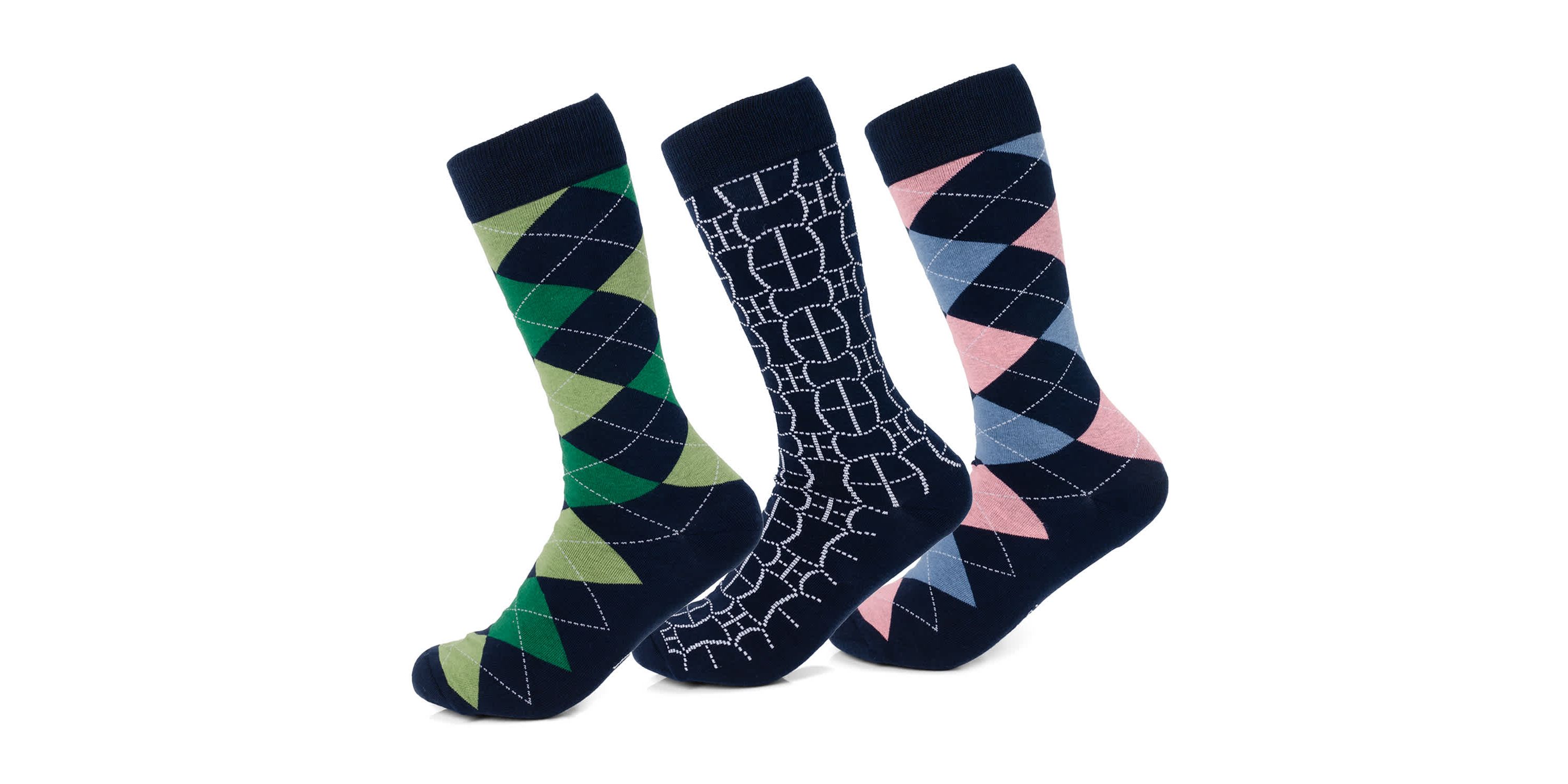 Argyle Hidden Message Sock Set