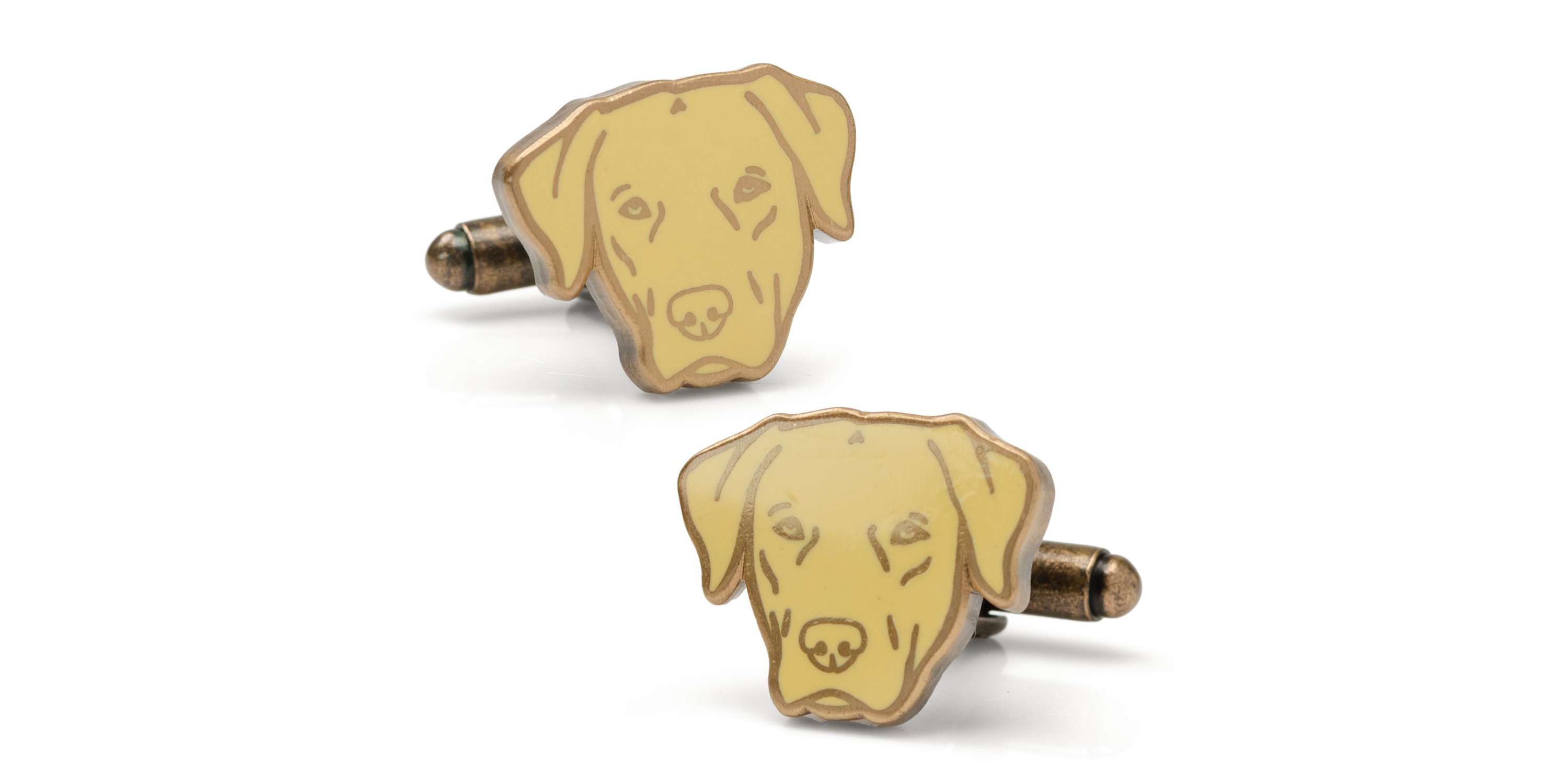 Yellow Labrador Cufflinks
