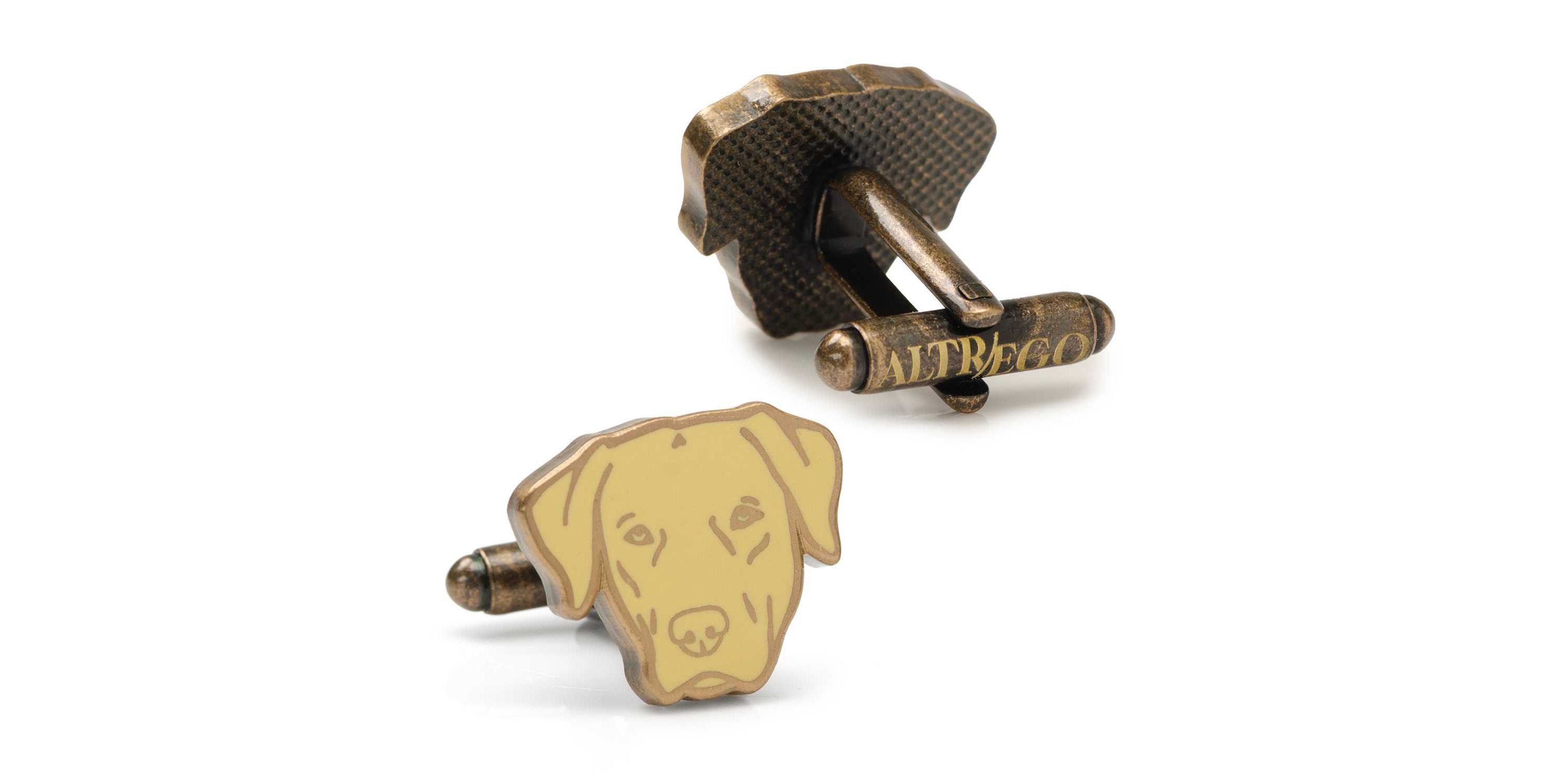 Yellow Labrador Cufflinks