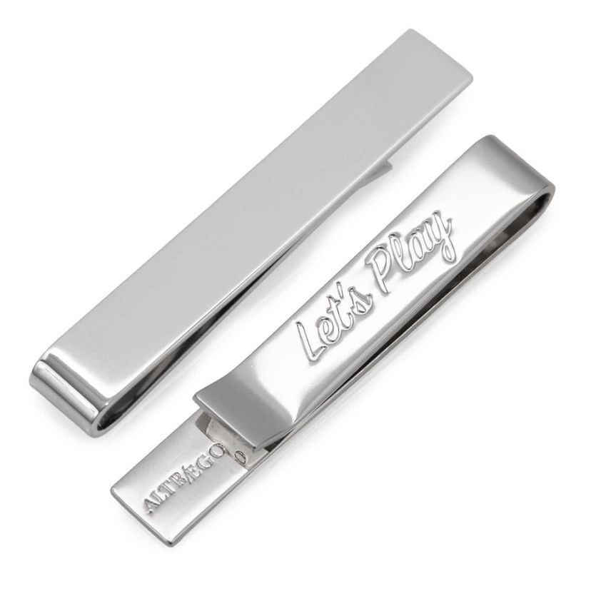 Lets Play Hidden Message Tie Bar