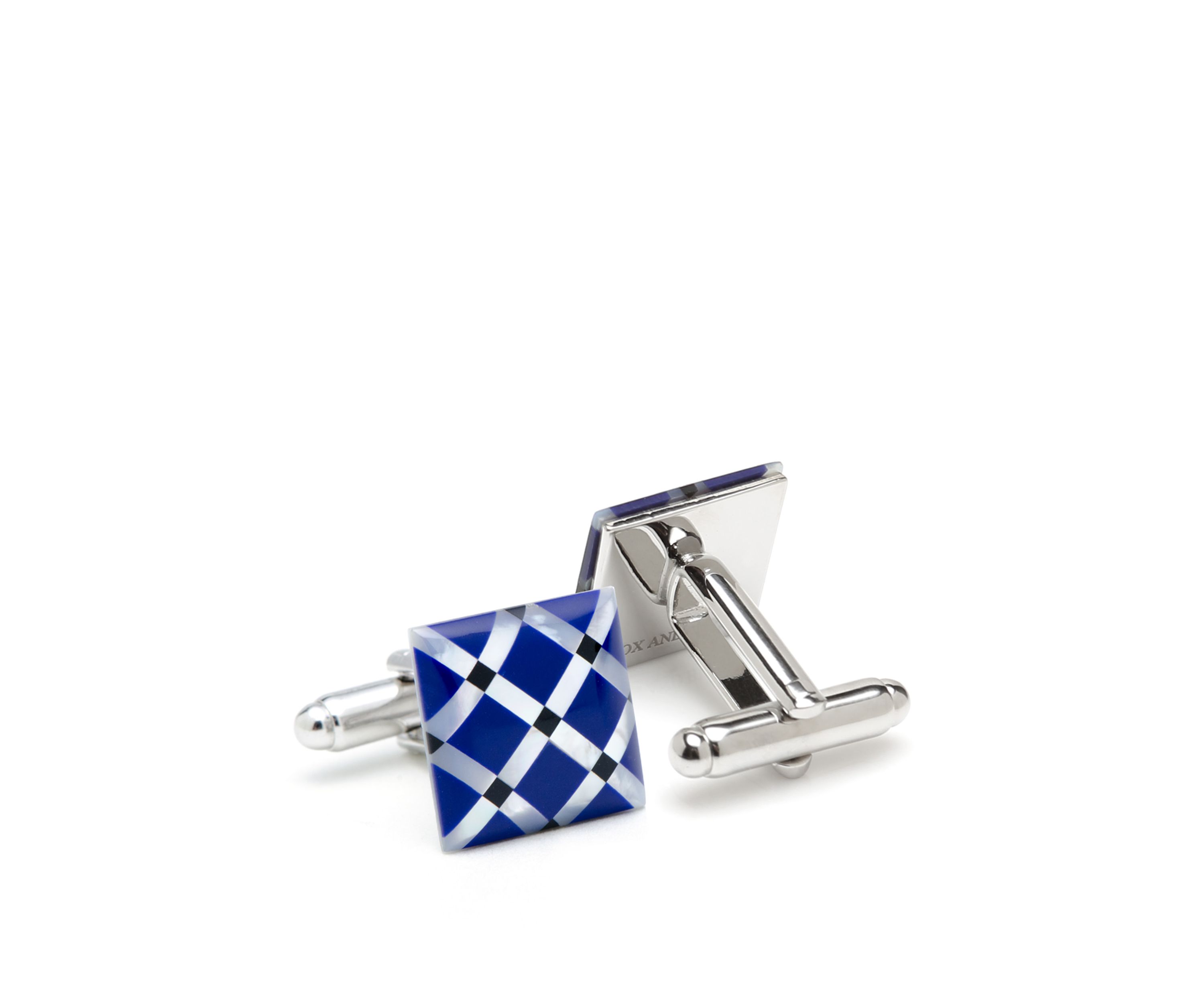 Mother of Pearl Diamond Cufflinks