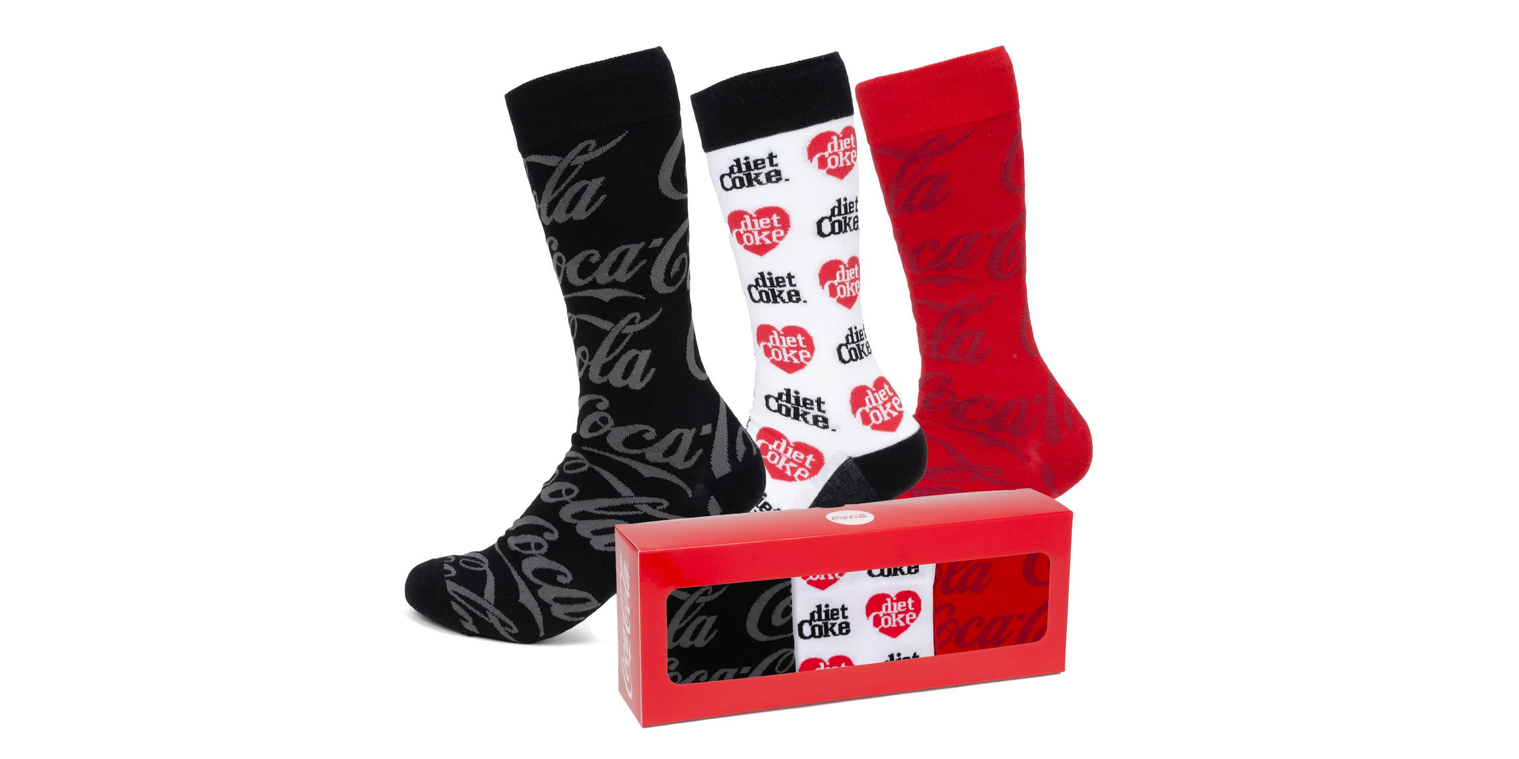Coca-Cola 3 Pack Sock Set