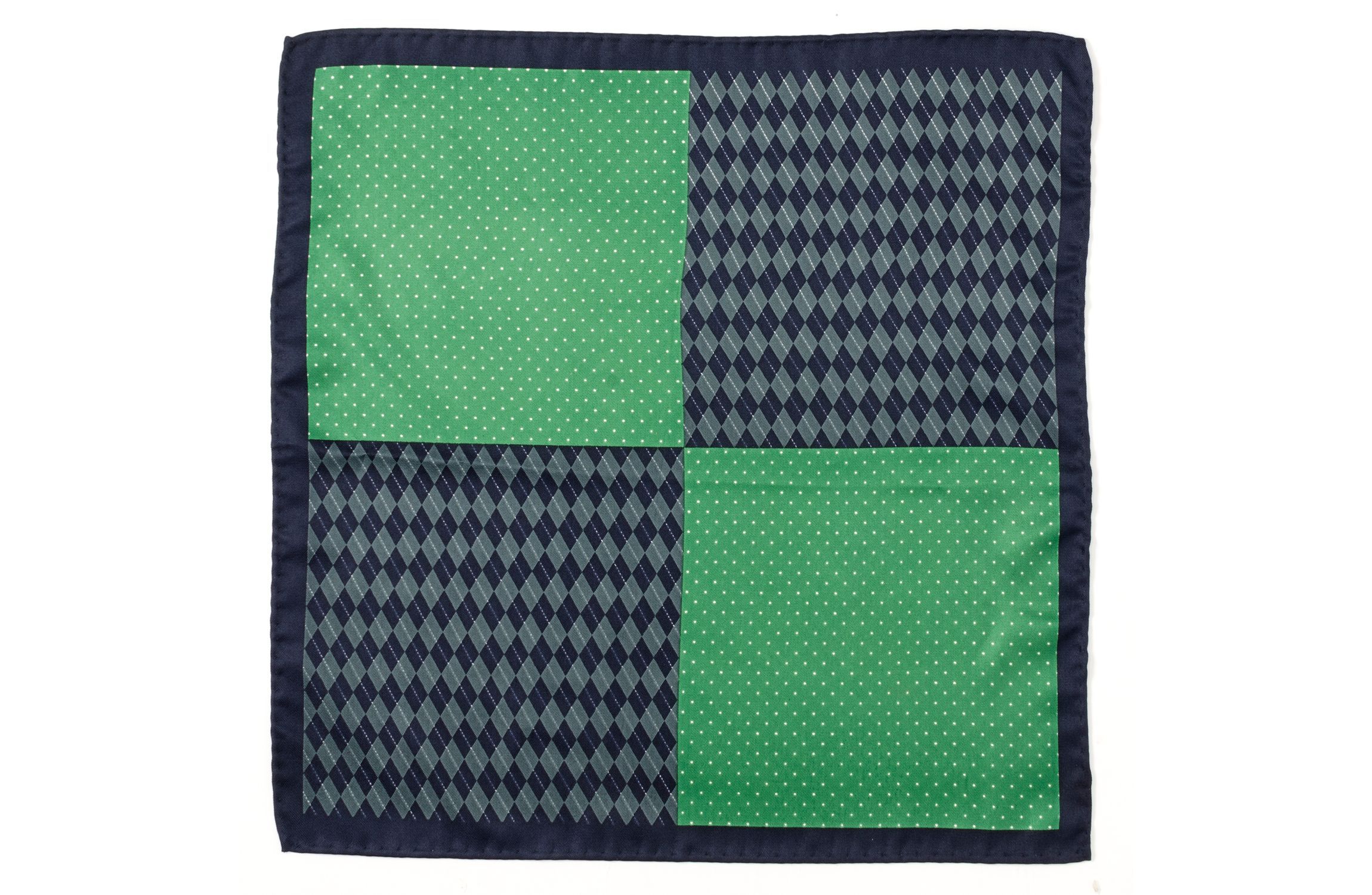 Argyle Dot Multi Pocket Square