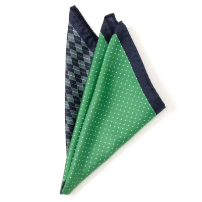 Argyle Dot Multi Pocket Square