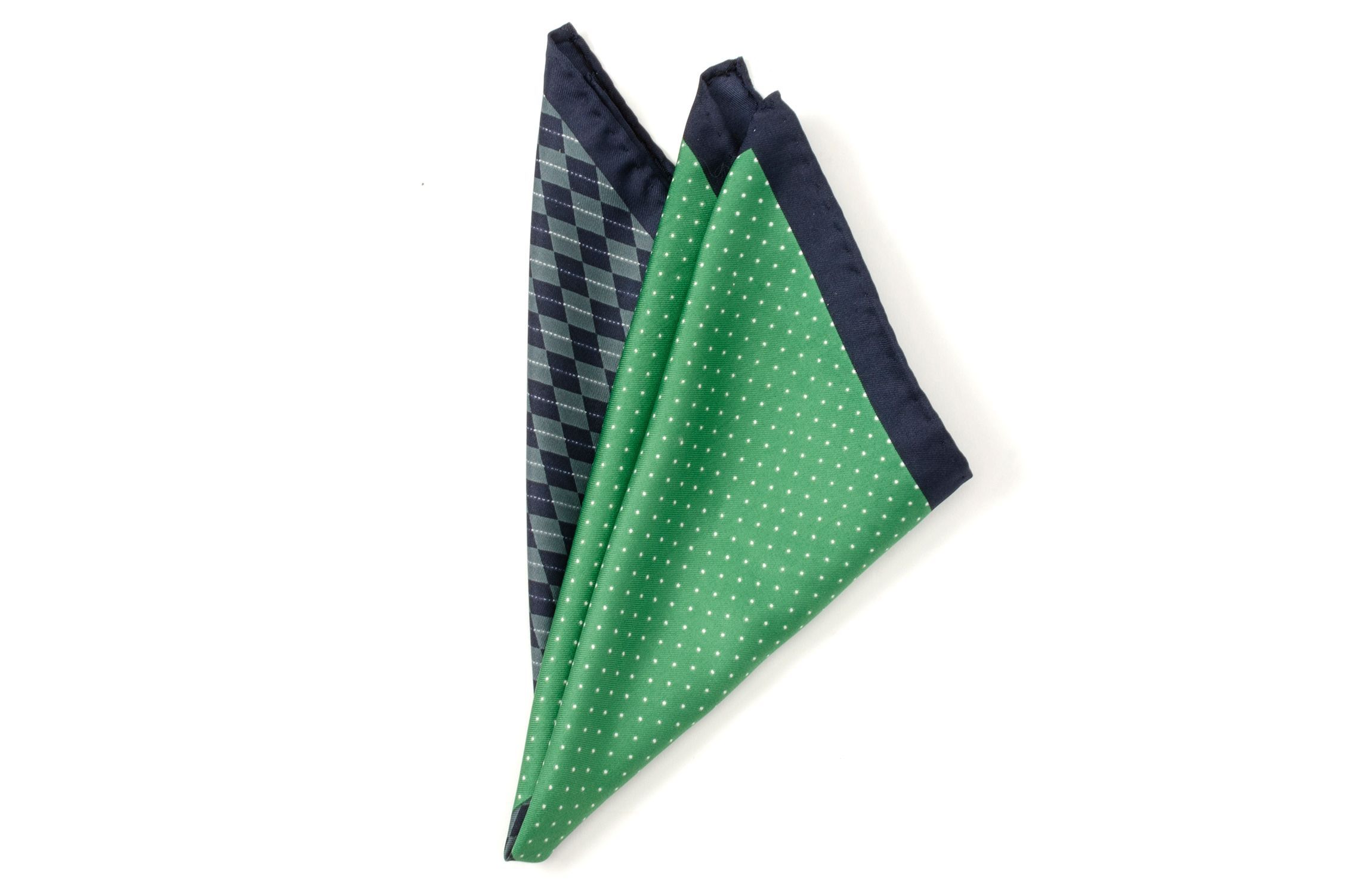 Argyle Dot Multi Pocket Square