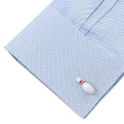 3D Bowling Pin & Ball Cufflinks