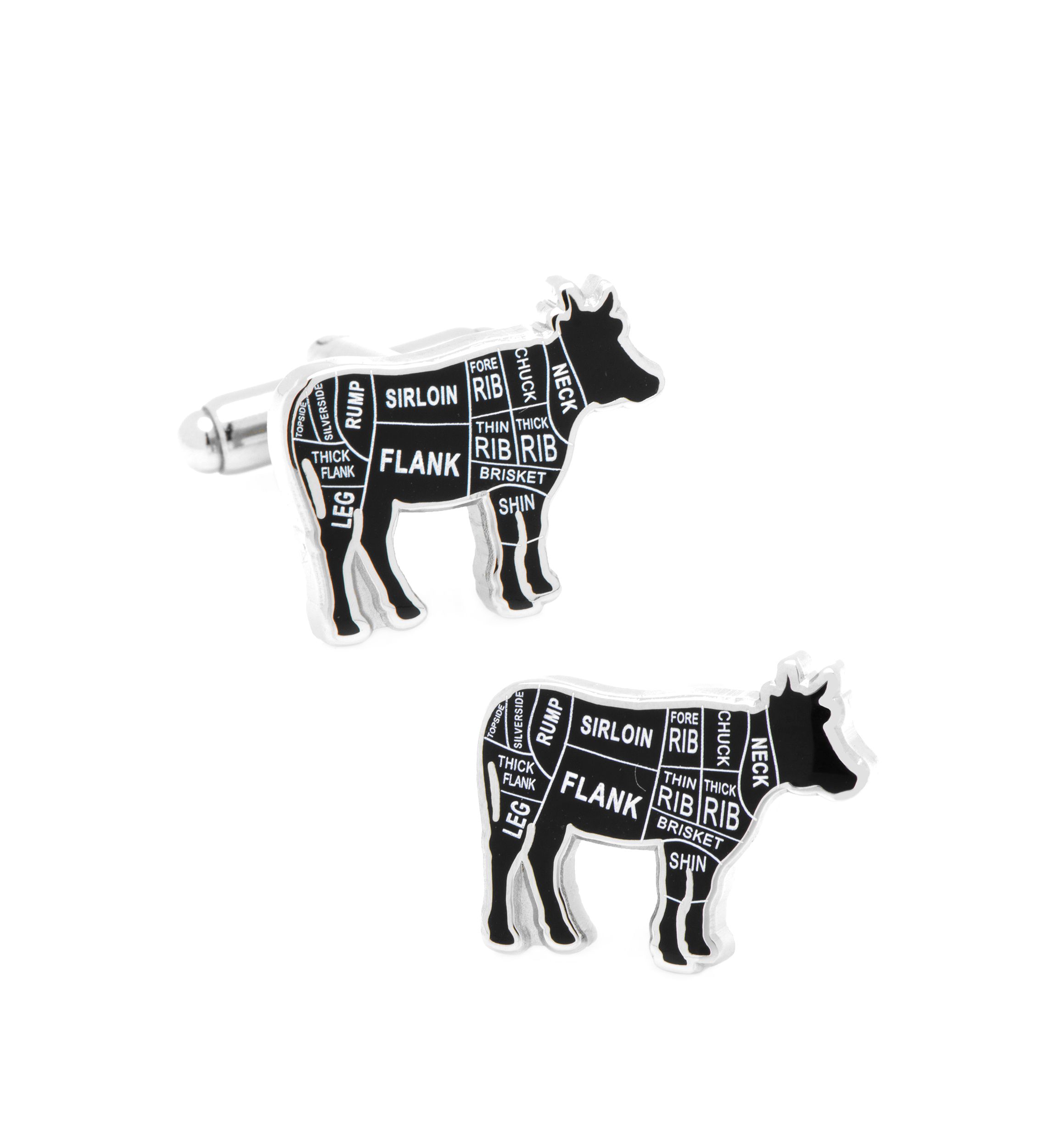 Beef Butcher Cuts Cufflinks