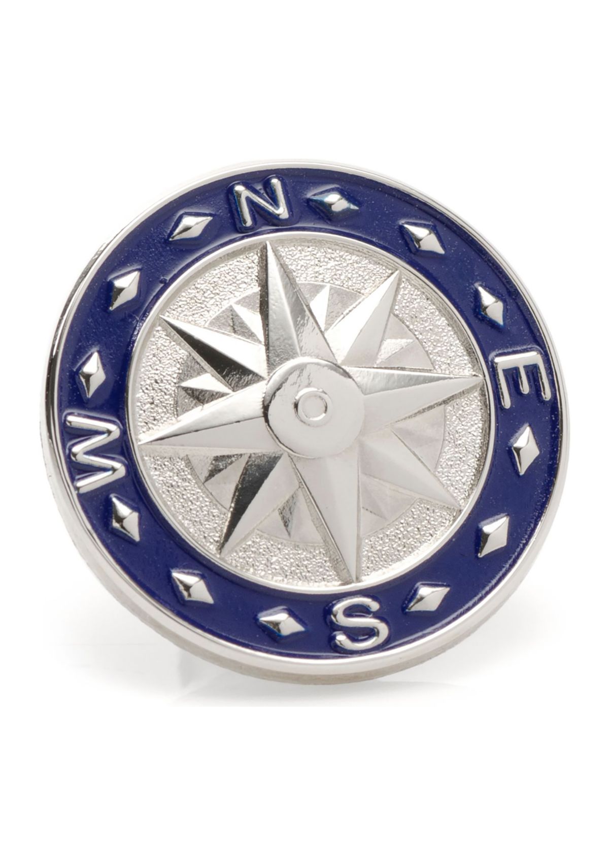 Blue Compass Lapel Pin