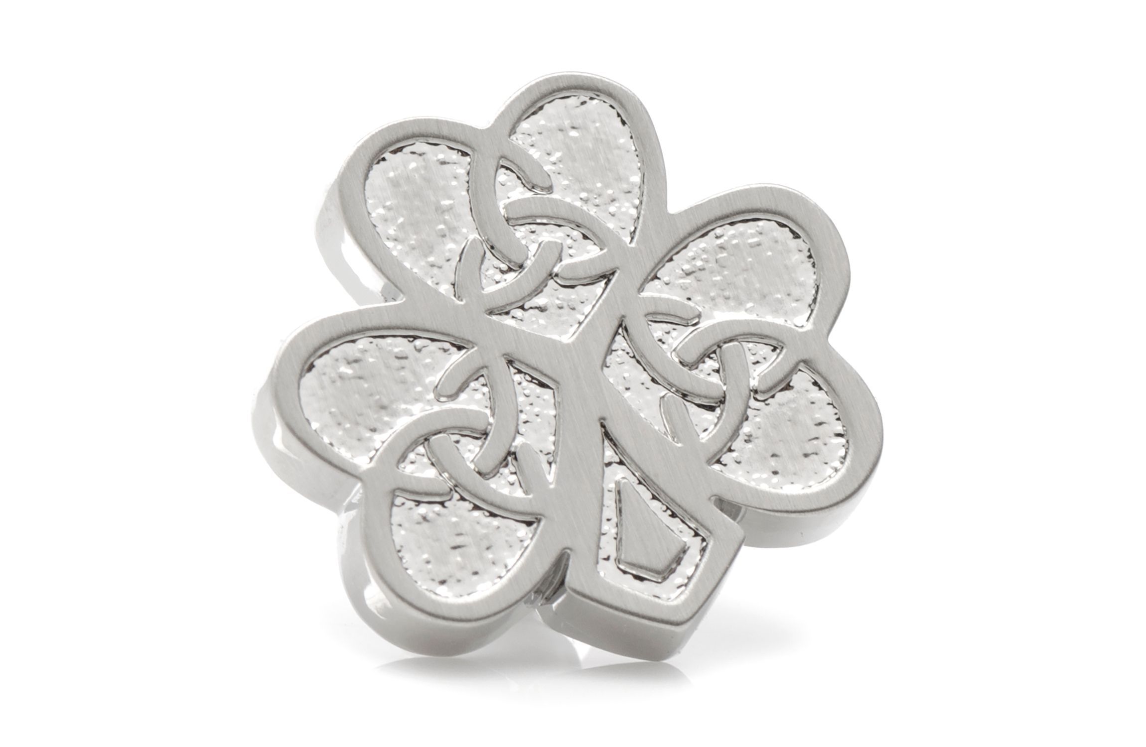 Celtic Knot Shamrock Lapel Pin