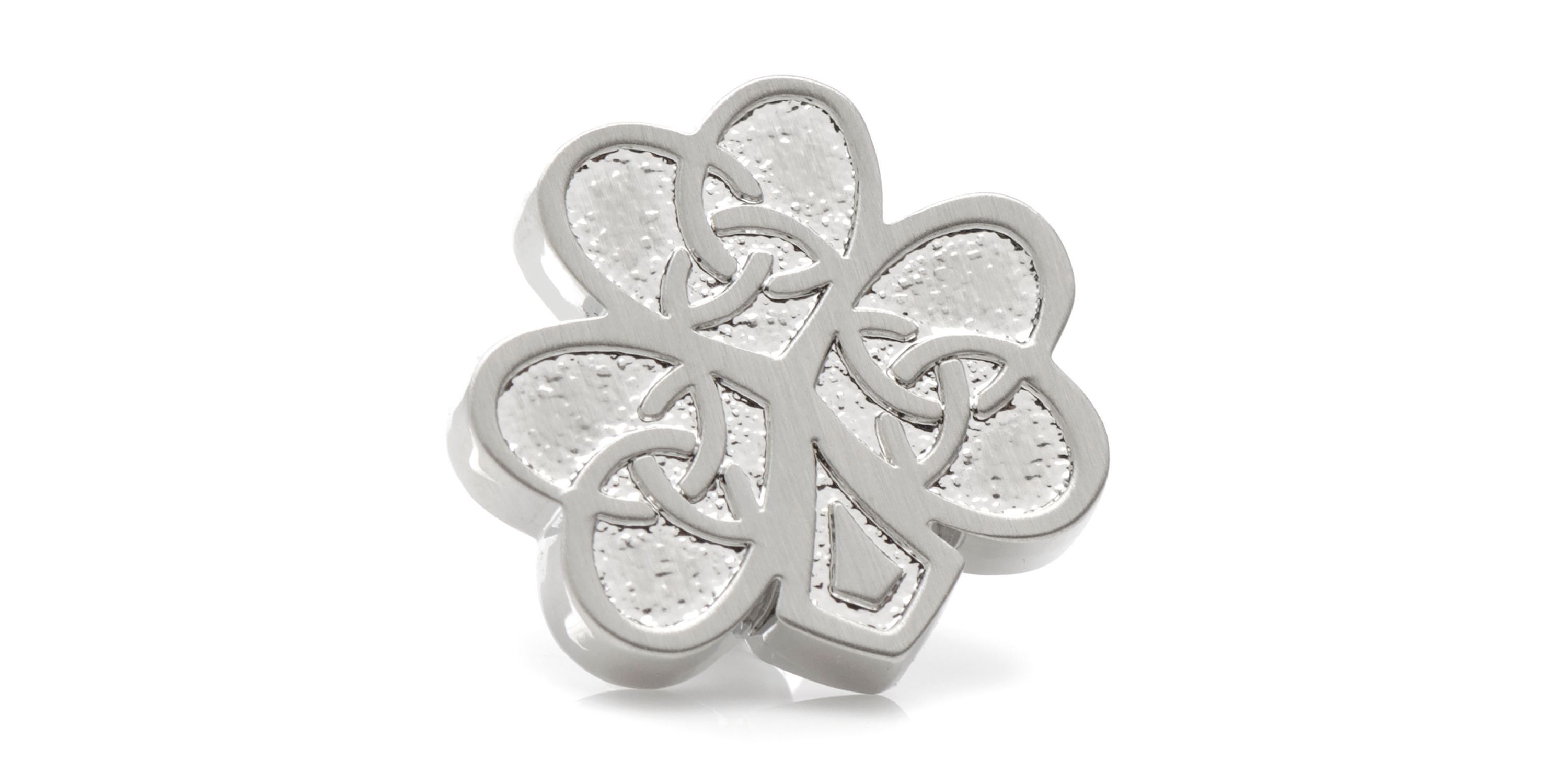 Celtic Knot Shamrock Lapel Pin