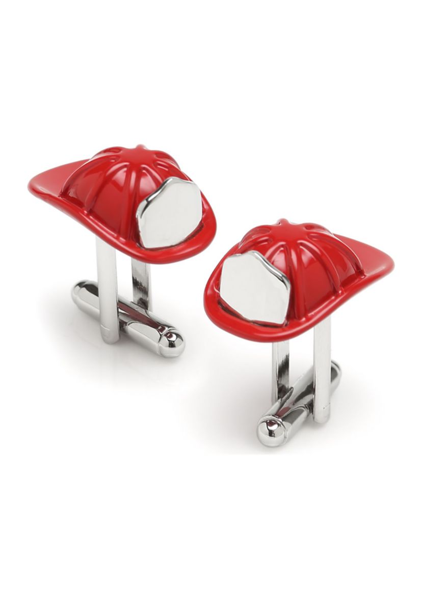 3D Fireman Hat Cufflinks