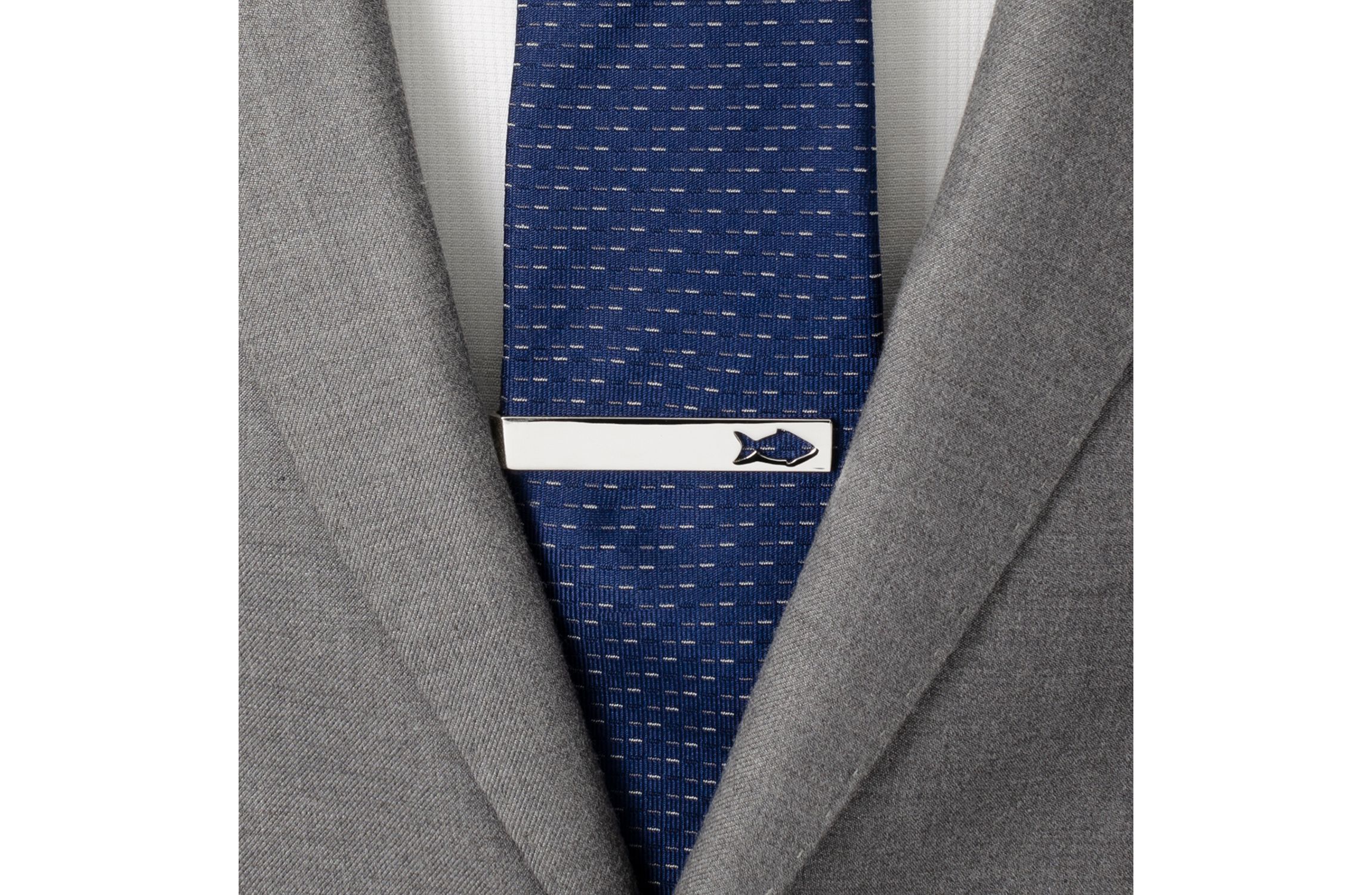 Fishing Cut-Out Hidden Message Tie Bar