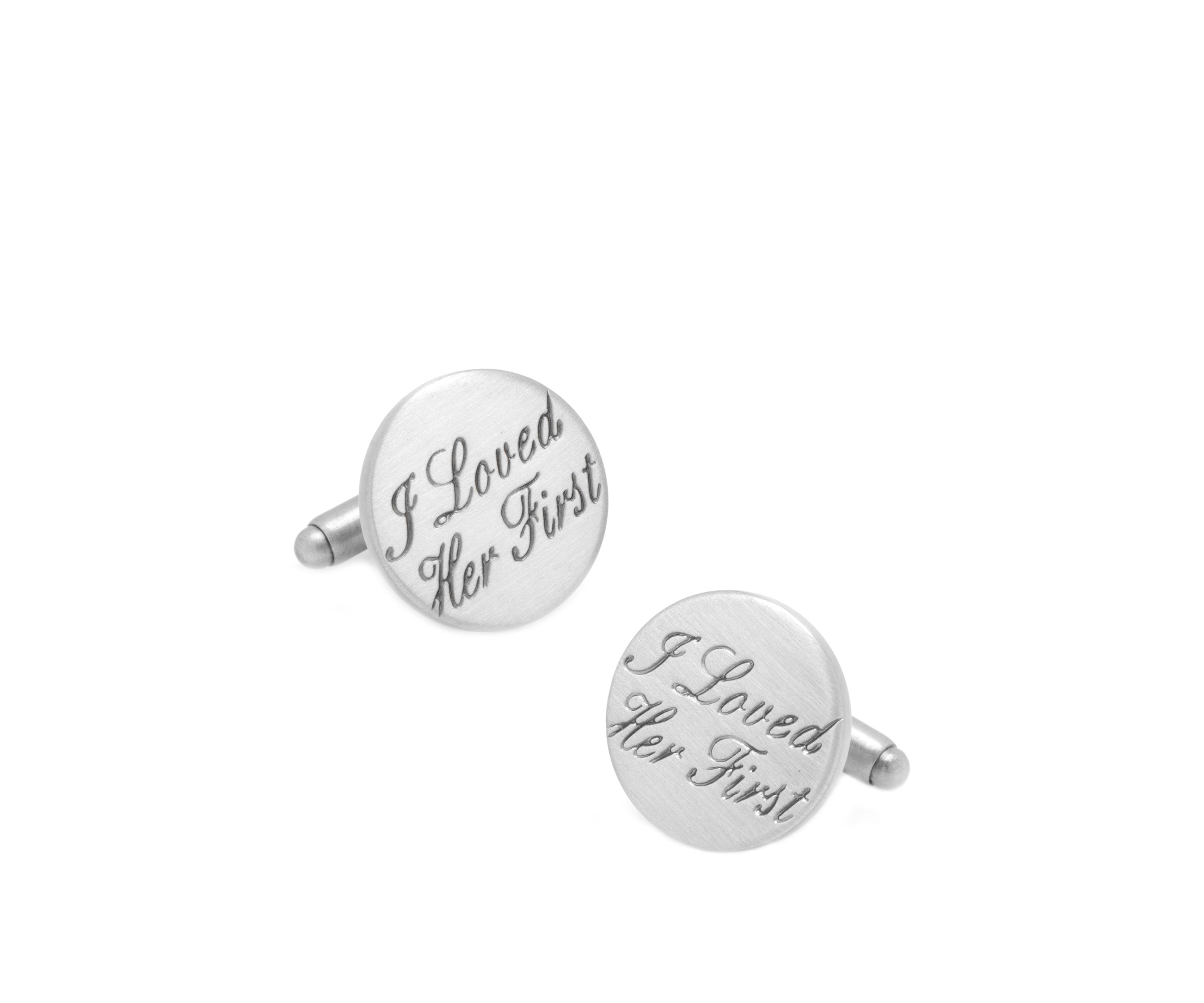 Wedding Series I Loved Her First Cufflinks
