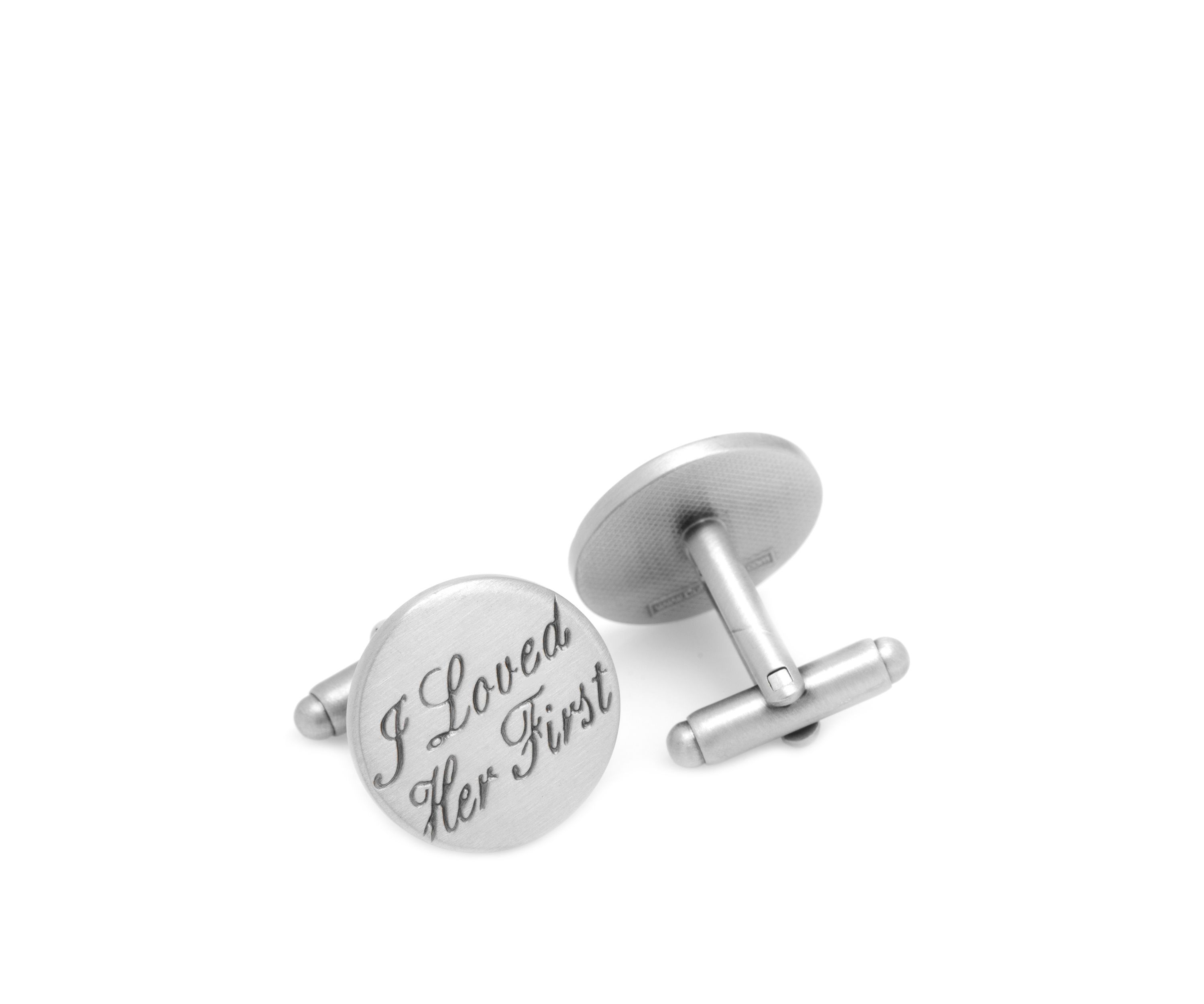 Wedding Series I Loved Her First Cufflinks