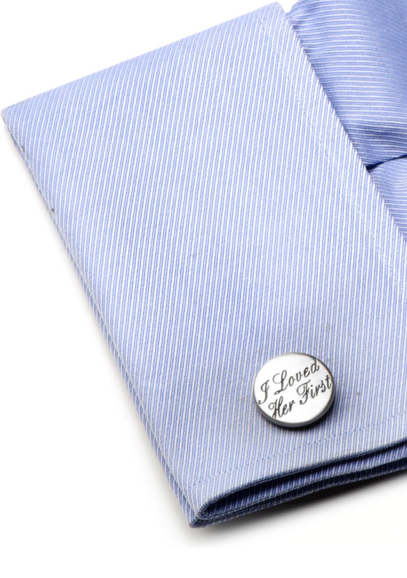 Wedding Series I Loved Her First Cufflinks