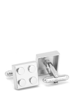 Silver Building Block Cufflinks