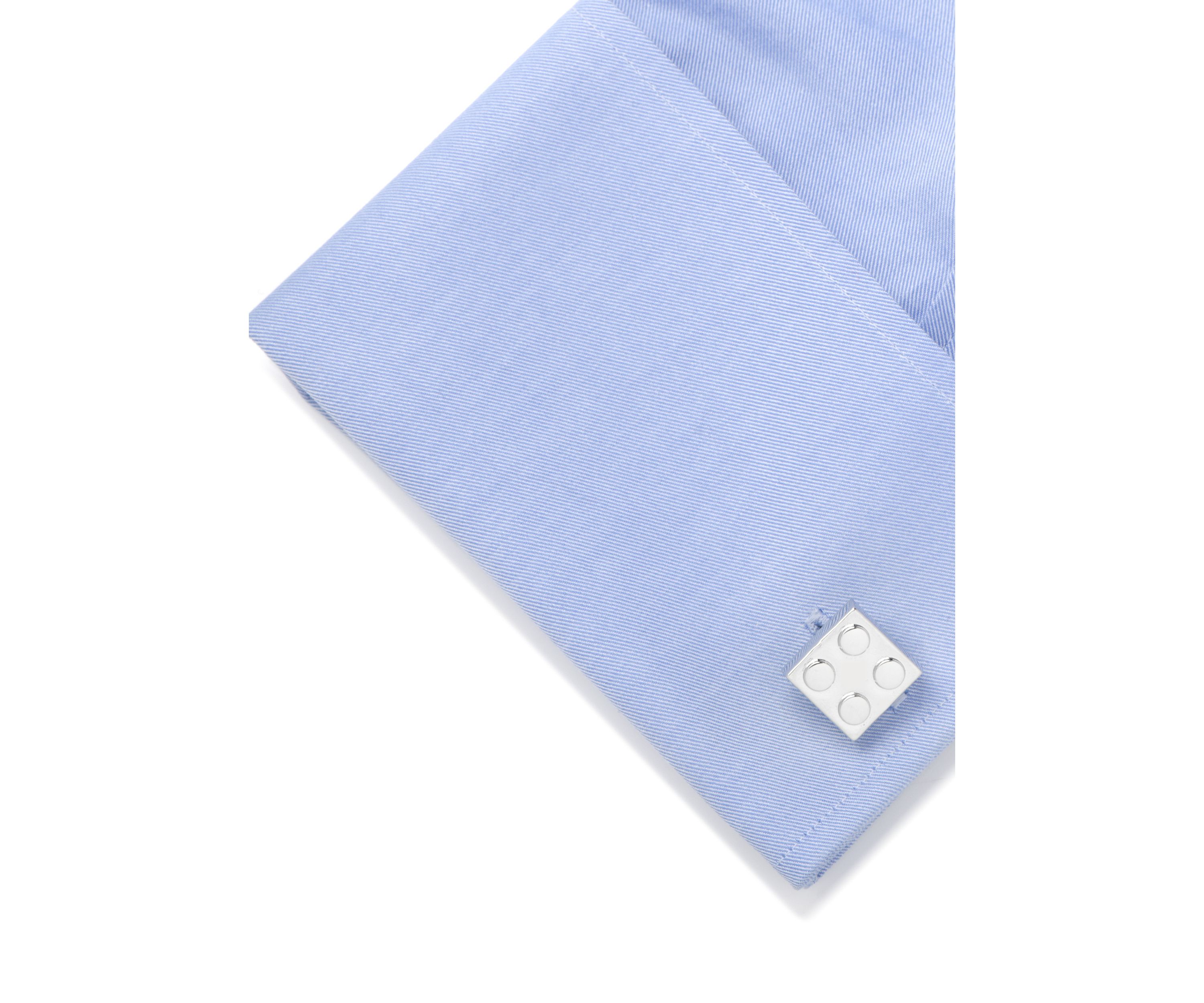 Silver Building Block Cufflinks