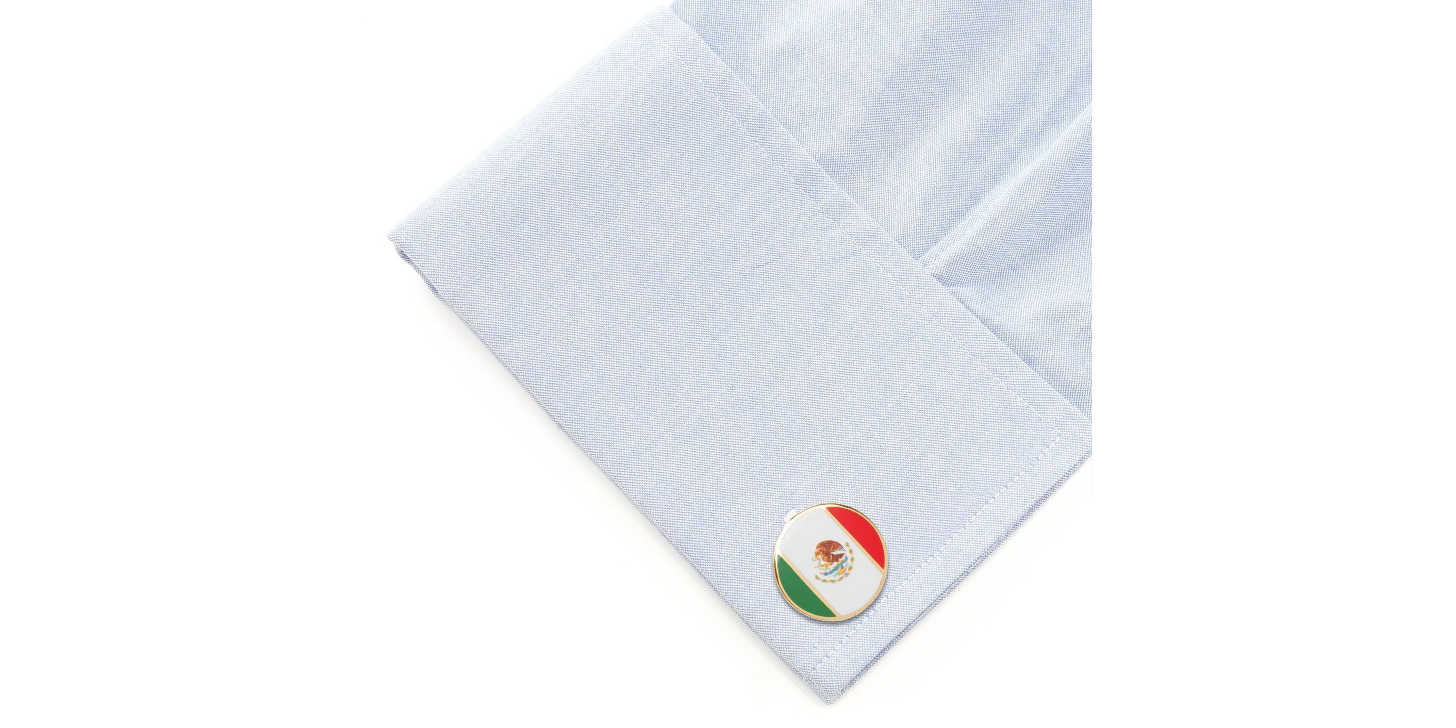 Mexico Flag Cufflinks