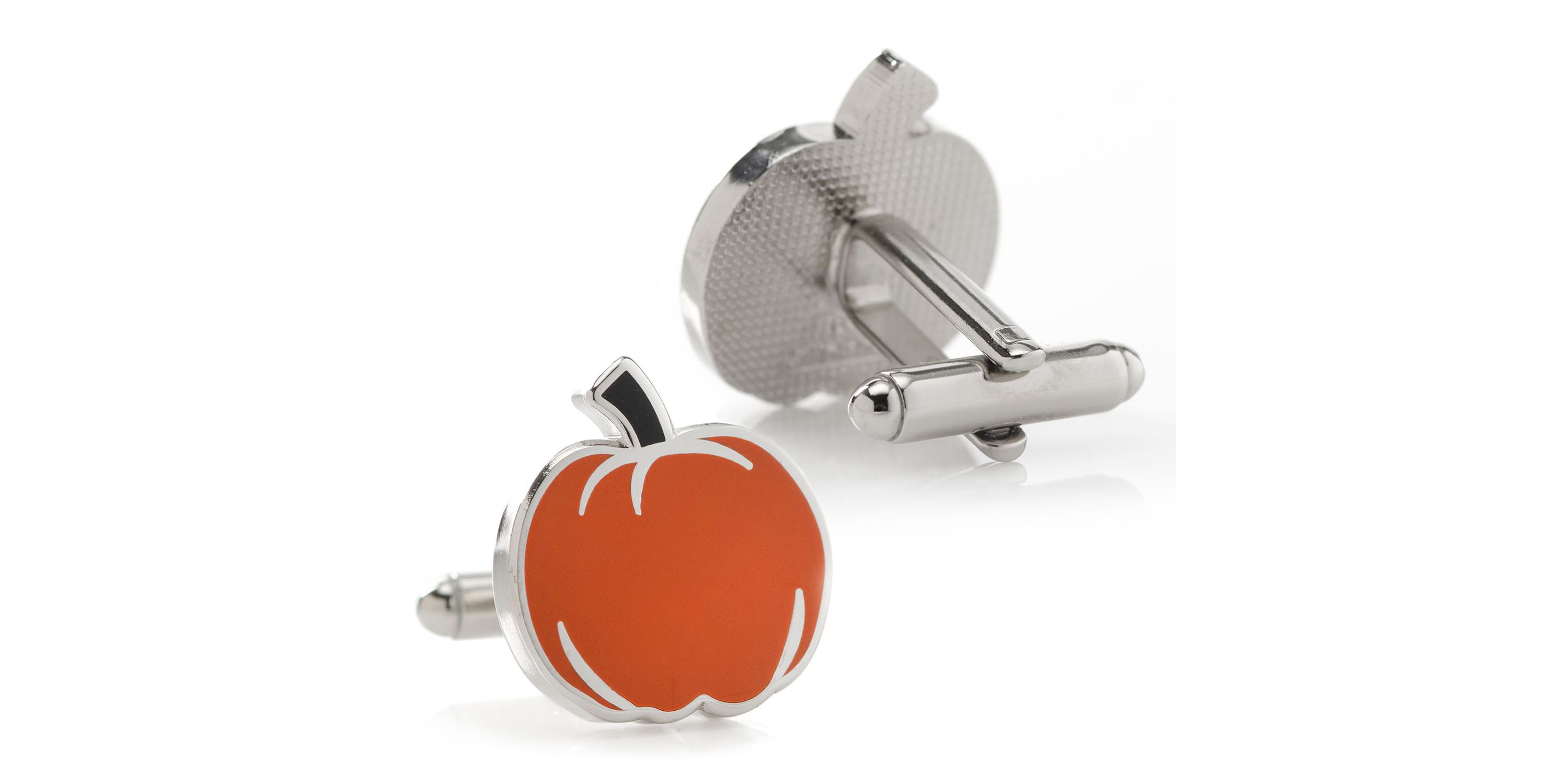 Pumpkin Enamel Cufflinks
