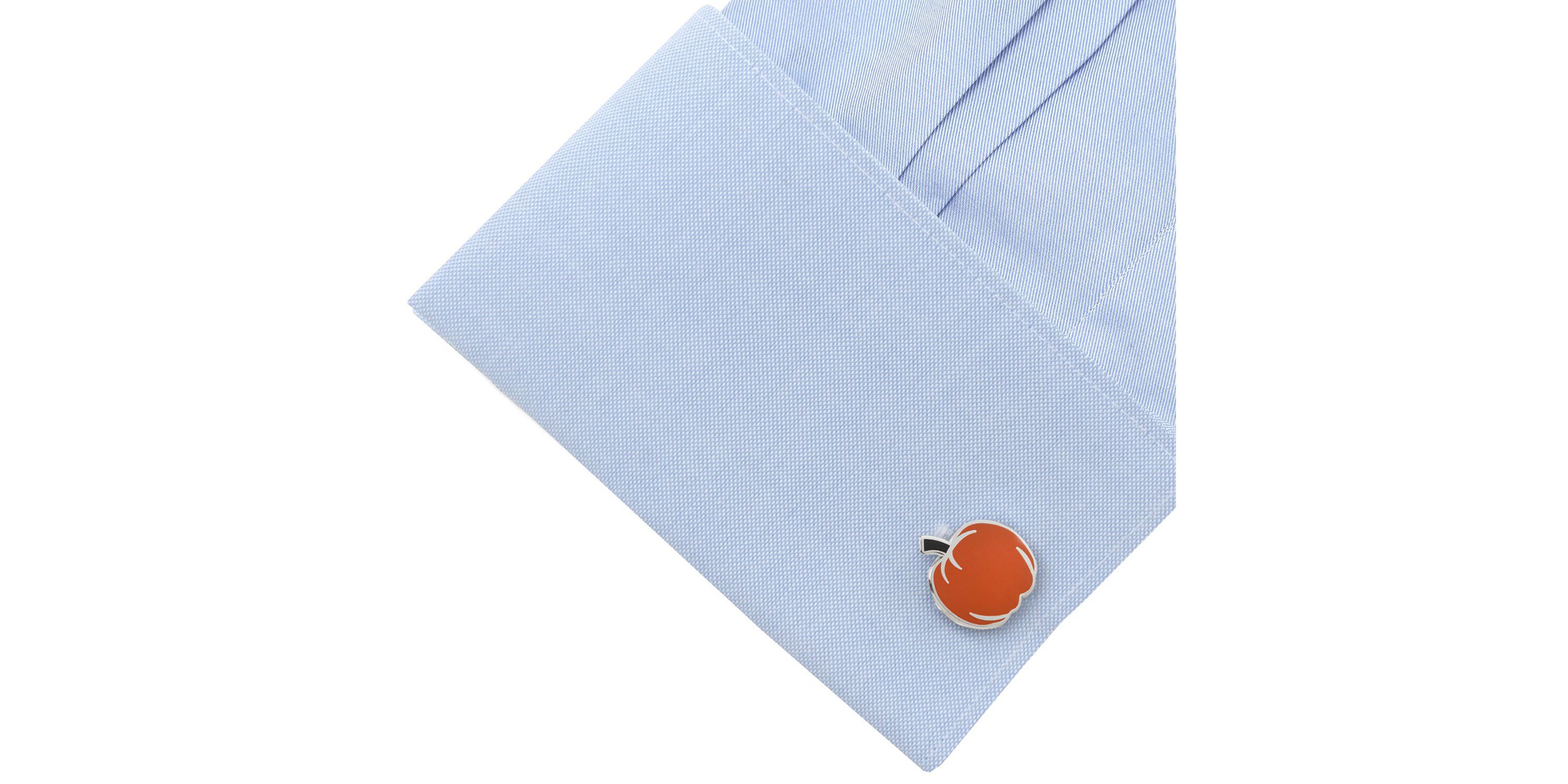 Pumpkin Enamel Cufflinks