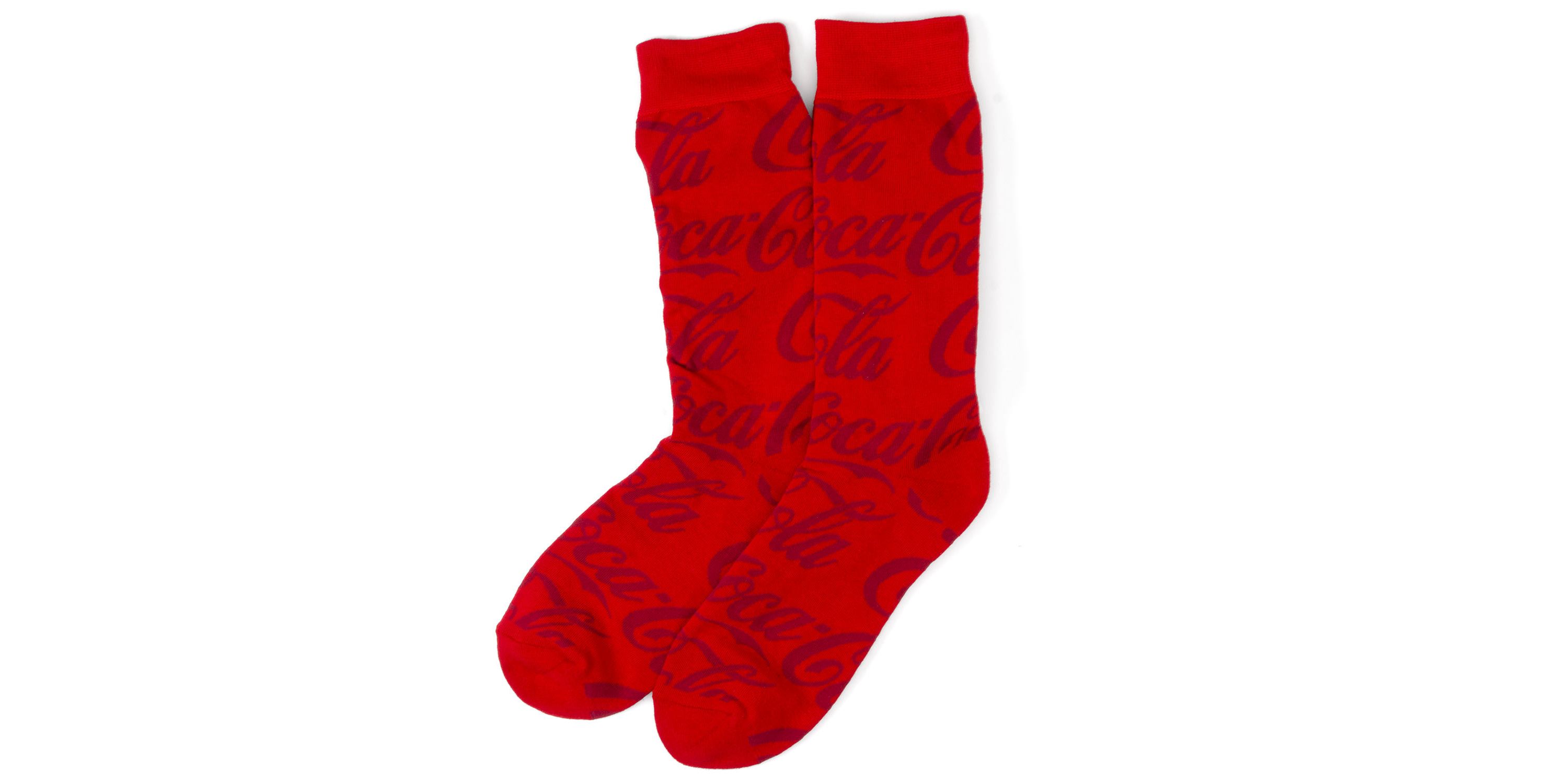 Coca-Cola Red Logo Dress Socks
