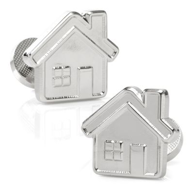 Cufflinks Inc Men's Real Estate Cufflinks, Silver