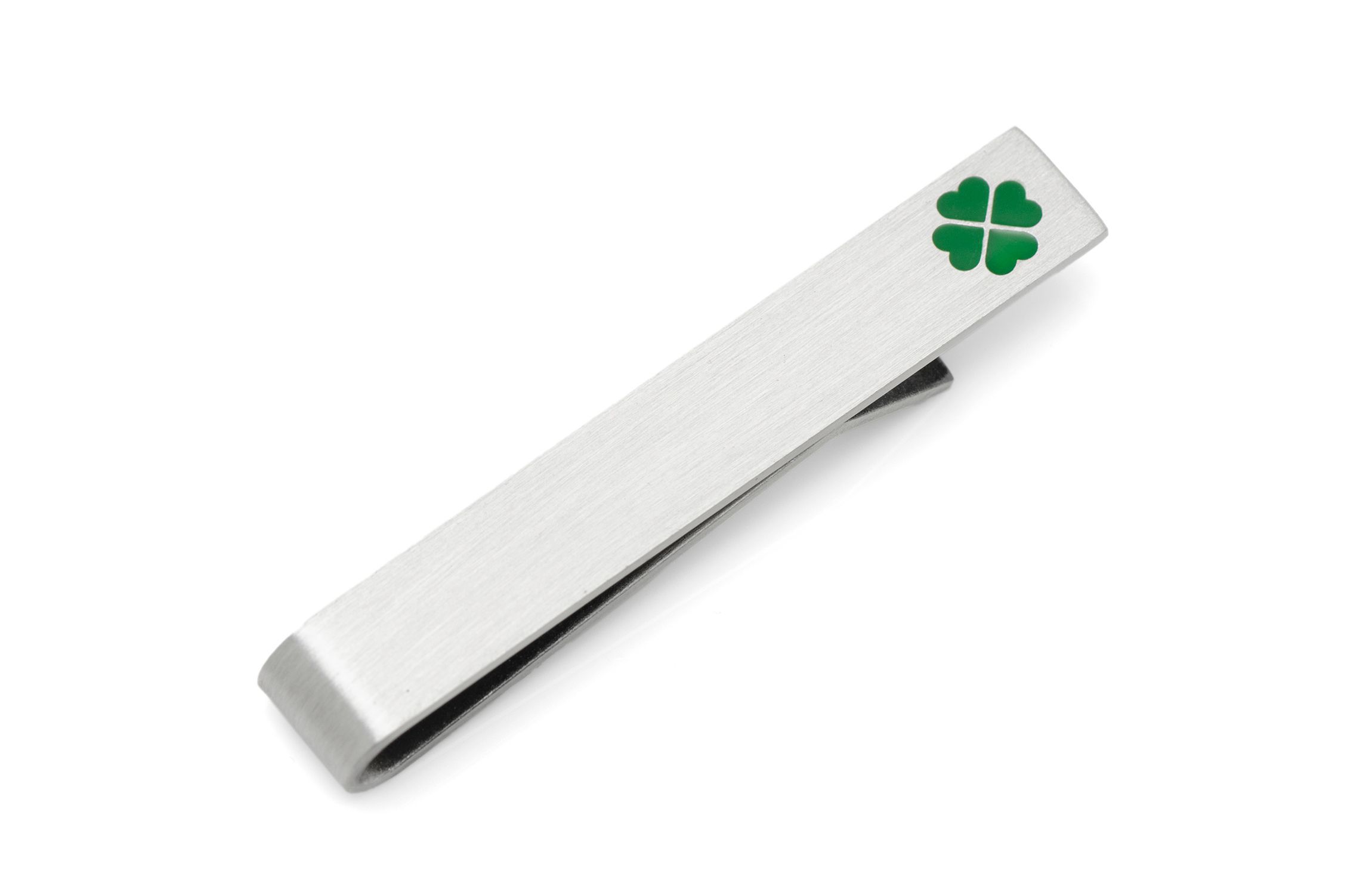 Shamrock Hidden Message Tie Bar