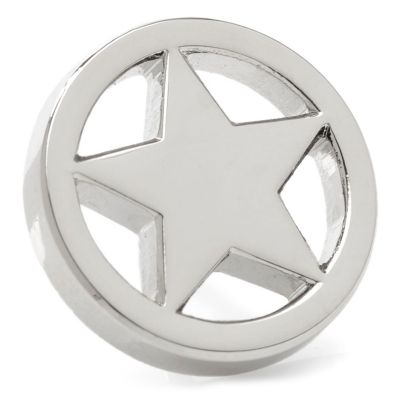 Cufflinks Inc Men's Lone Star Lapel Pin, Silver