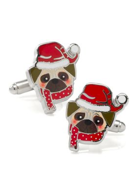 Santa Pug Cufflinks