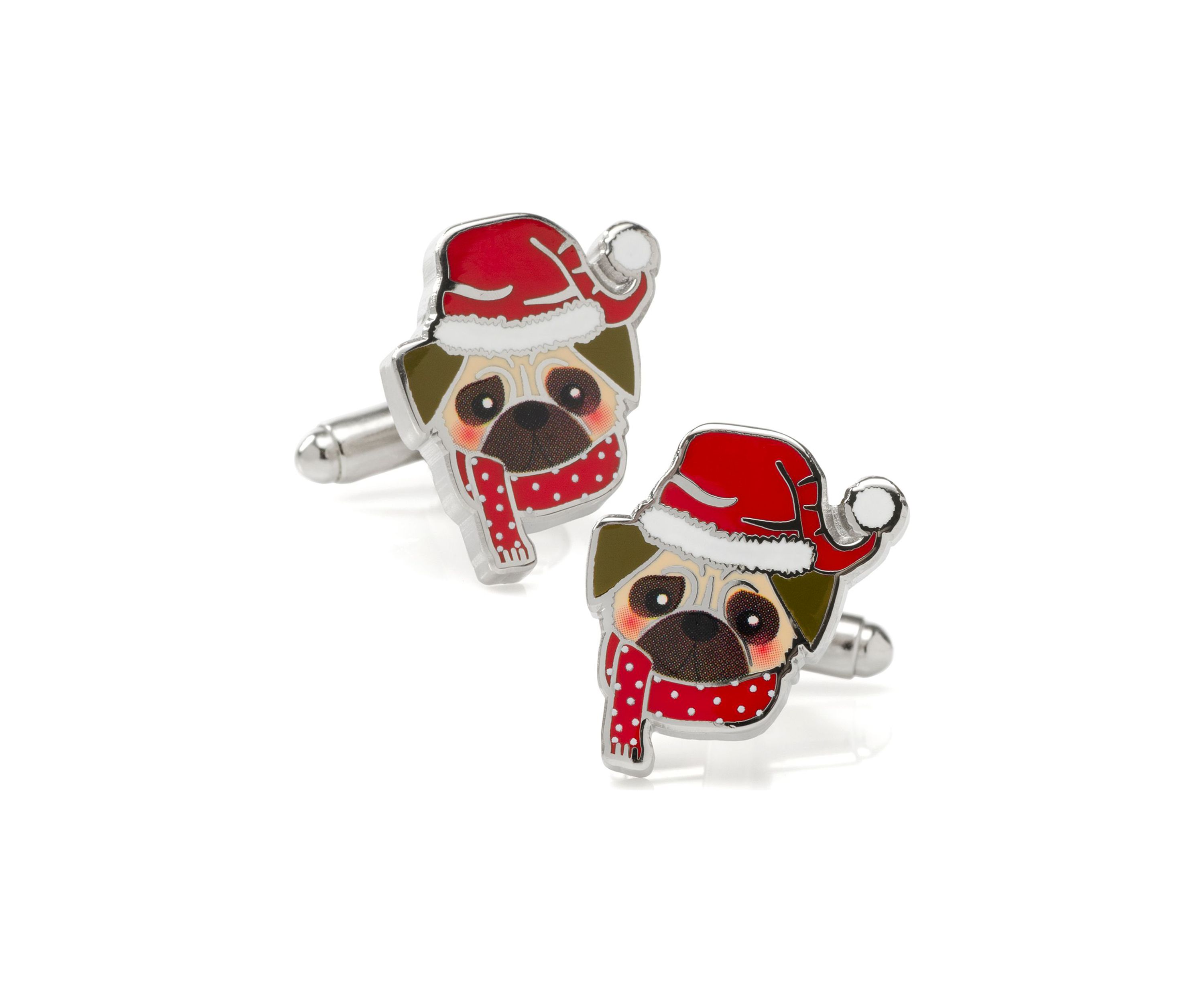 Santa Pug Cufflinks