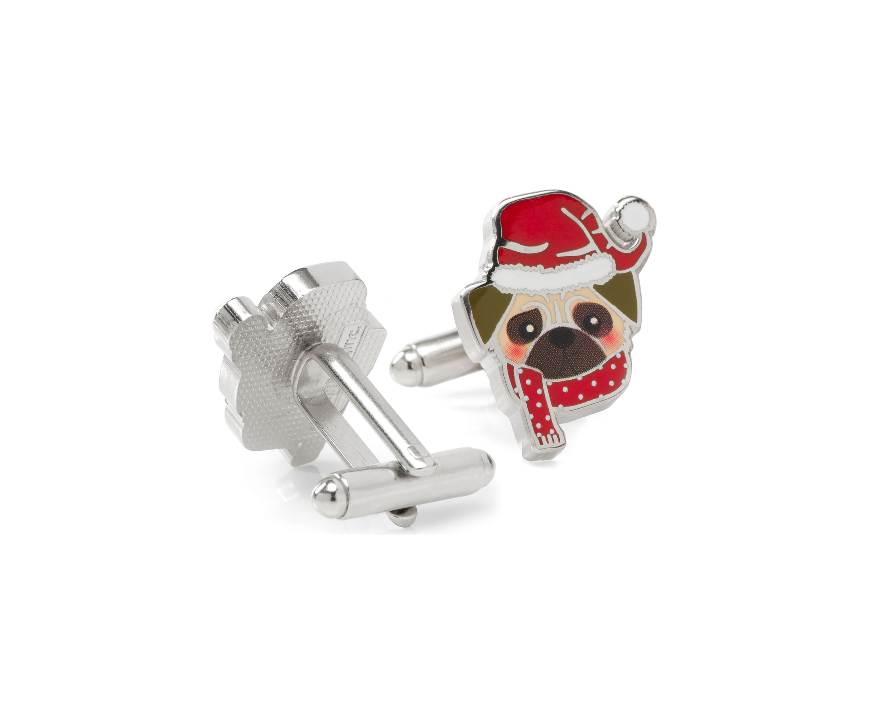 Santa Pug Cufflinks