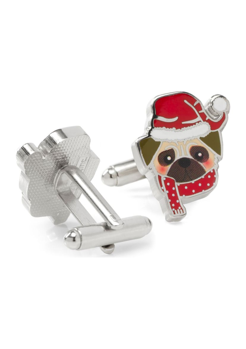 Santa Pug Cufflinks