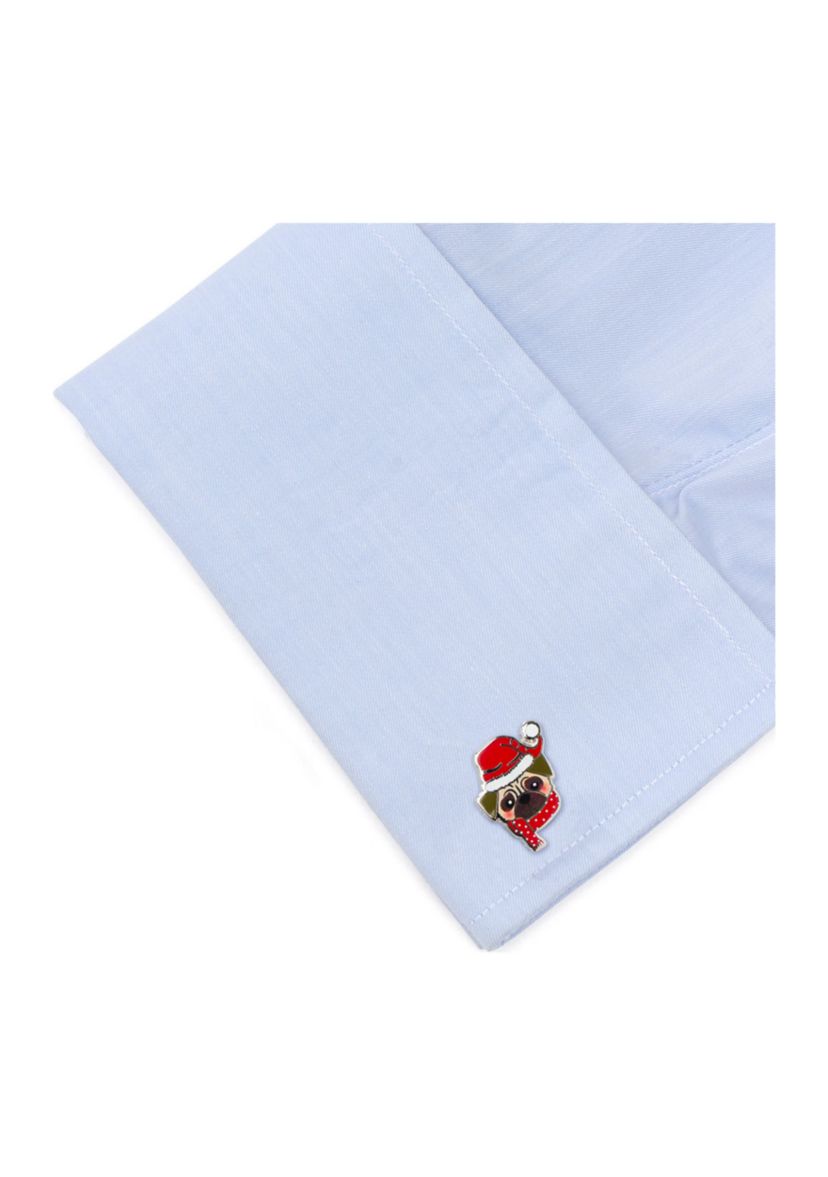Santa Pug Cufflinks