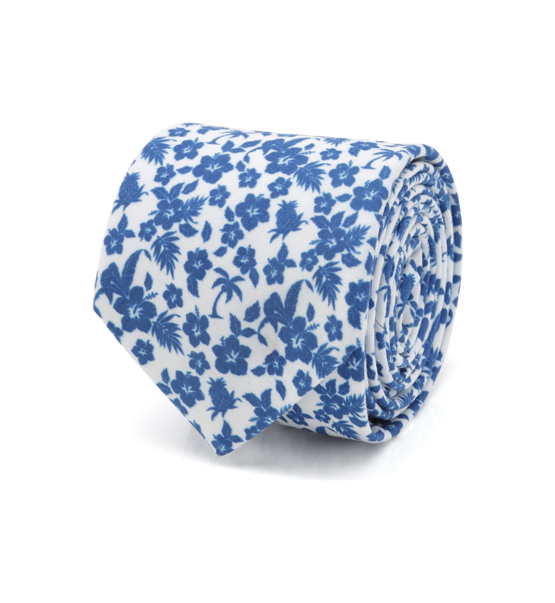 Mens Tropical Blue Tie