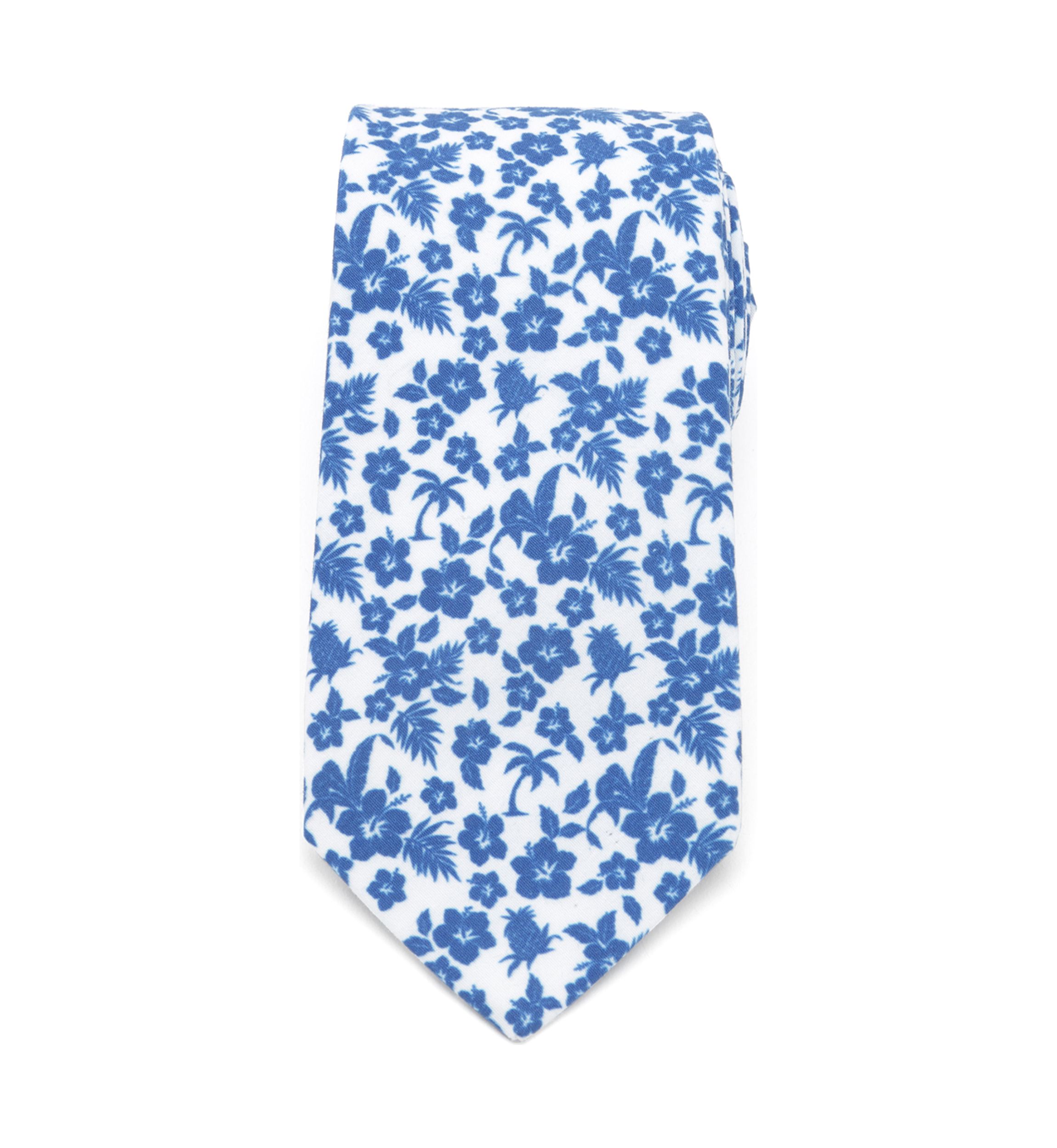 Mens Tropical Blue Tie